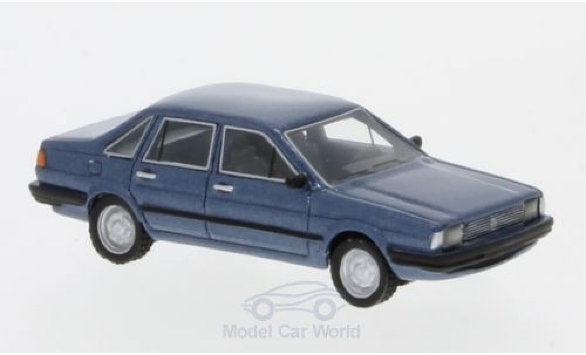 Volkswagen Santana 1/87 BoS Models metallico blu 1982 modellino in miniatura