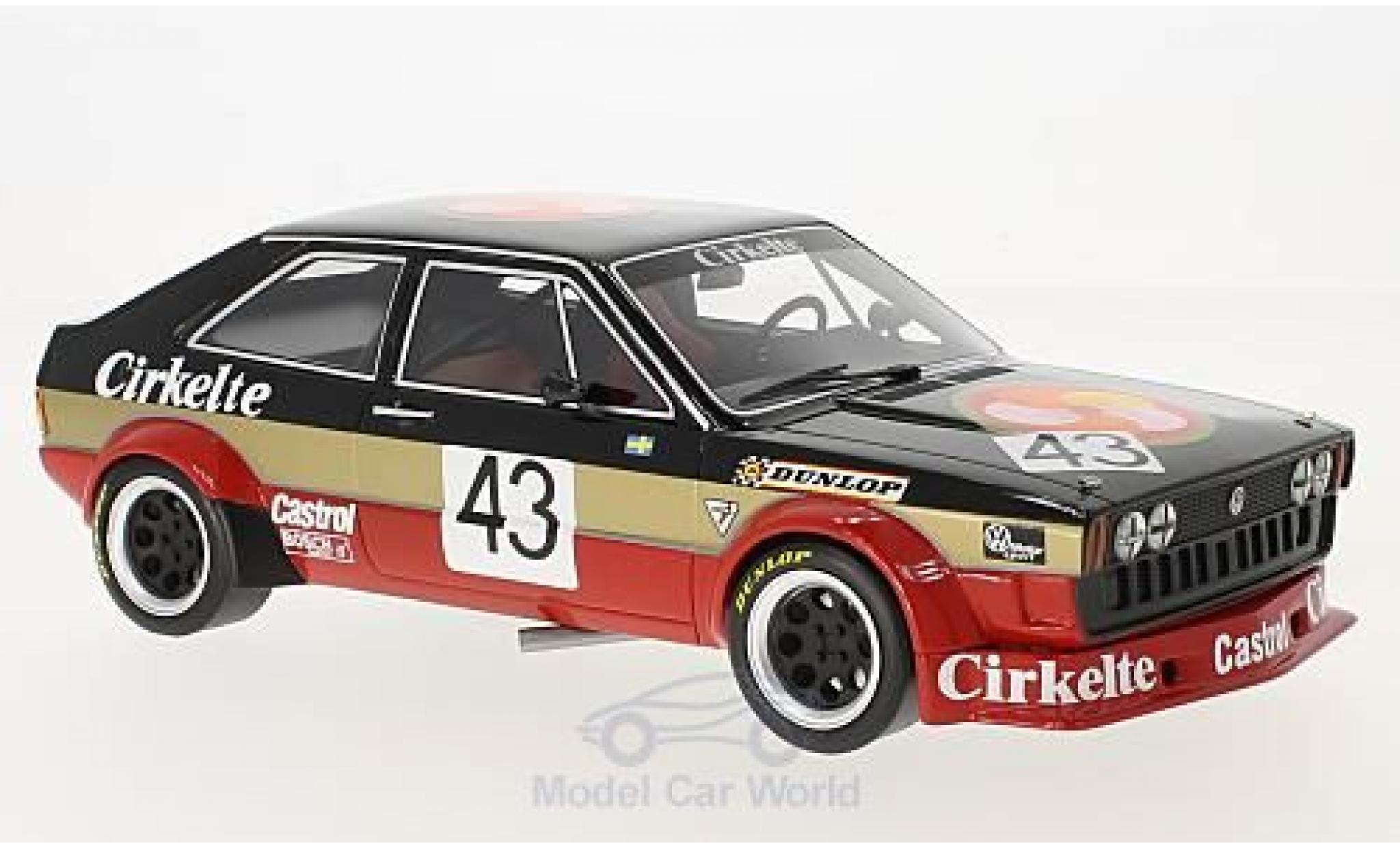 Volkswagen Scirocco 1/18 BoS Models I Gr.2 No.43 TL Racing AB Cirkelte ETCC 1979 Lindström/Wiedesheim modellino in miniatura