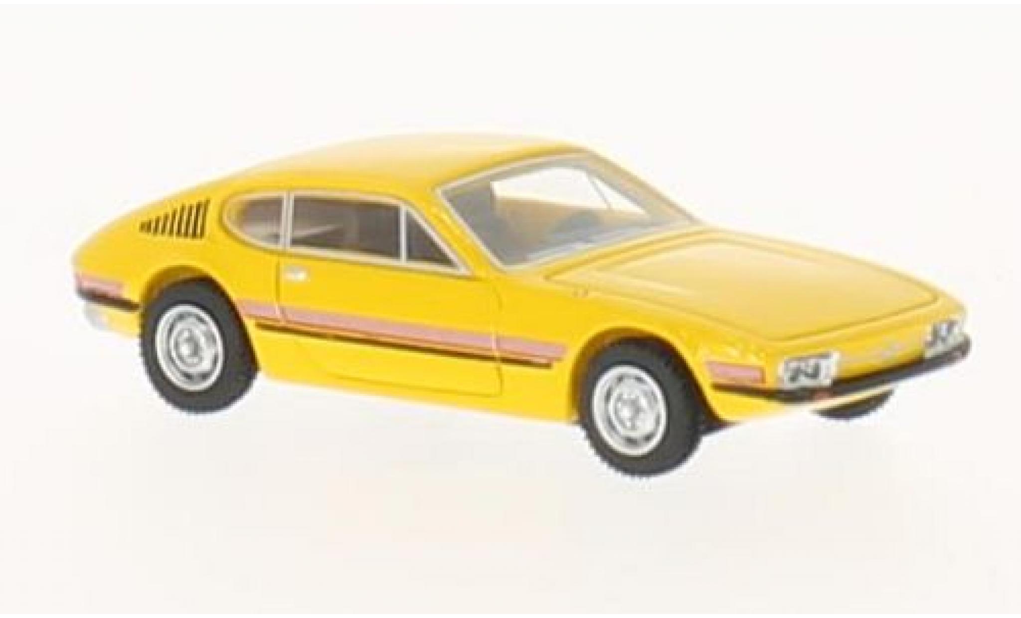 Volkswagen SP2 1/87 BoS Models giallo/Dekor 1972 modellino in miniatura