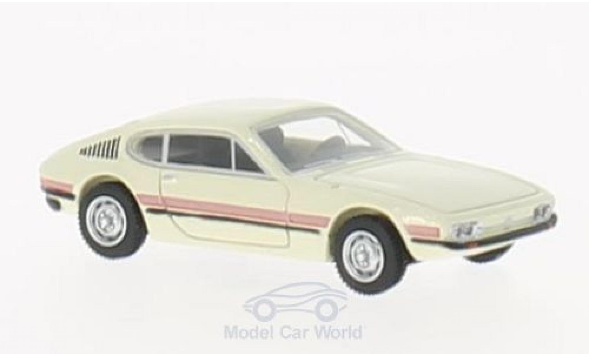 Volkswagen SP2 1/87 BoS Models beige/Dekor 1972 modellino in miniatura
