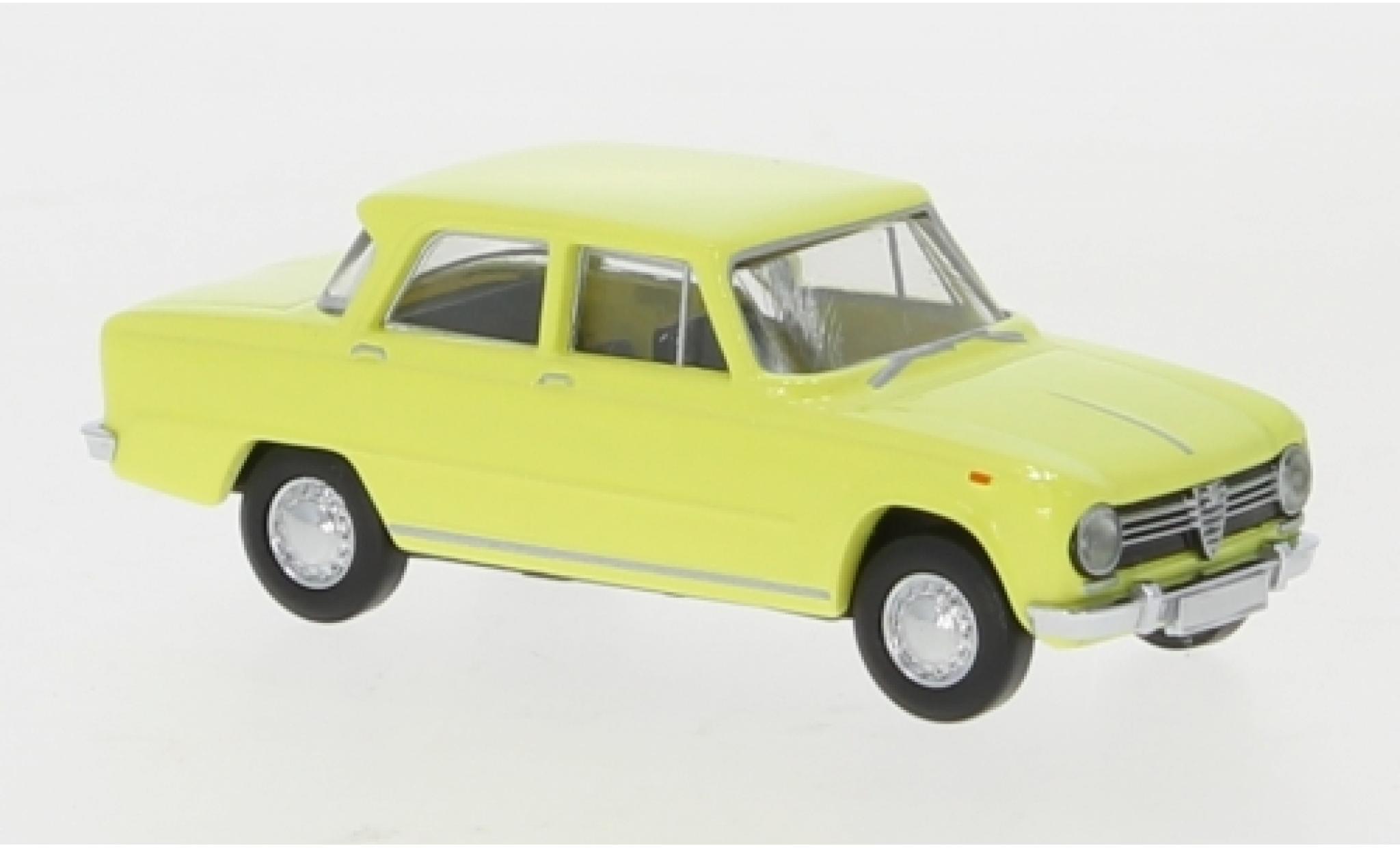 Alfa Romeo Giulia 1/87 Brekina 1300 giallo 1962 modellino in miniatura