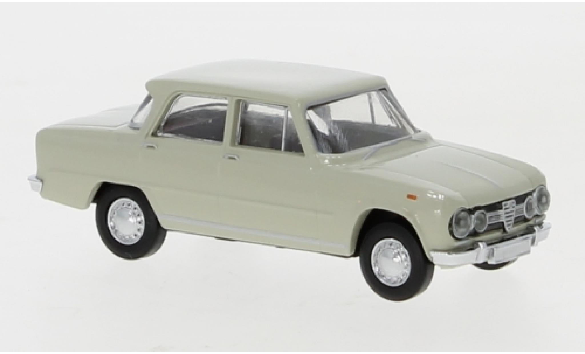 Alfa Romeo Giulia 1/87 Brekina 1600 grigio 1962 modellino in miniatura