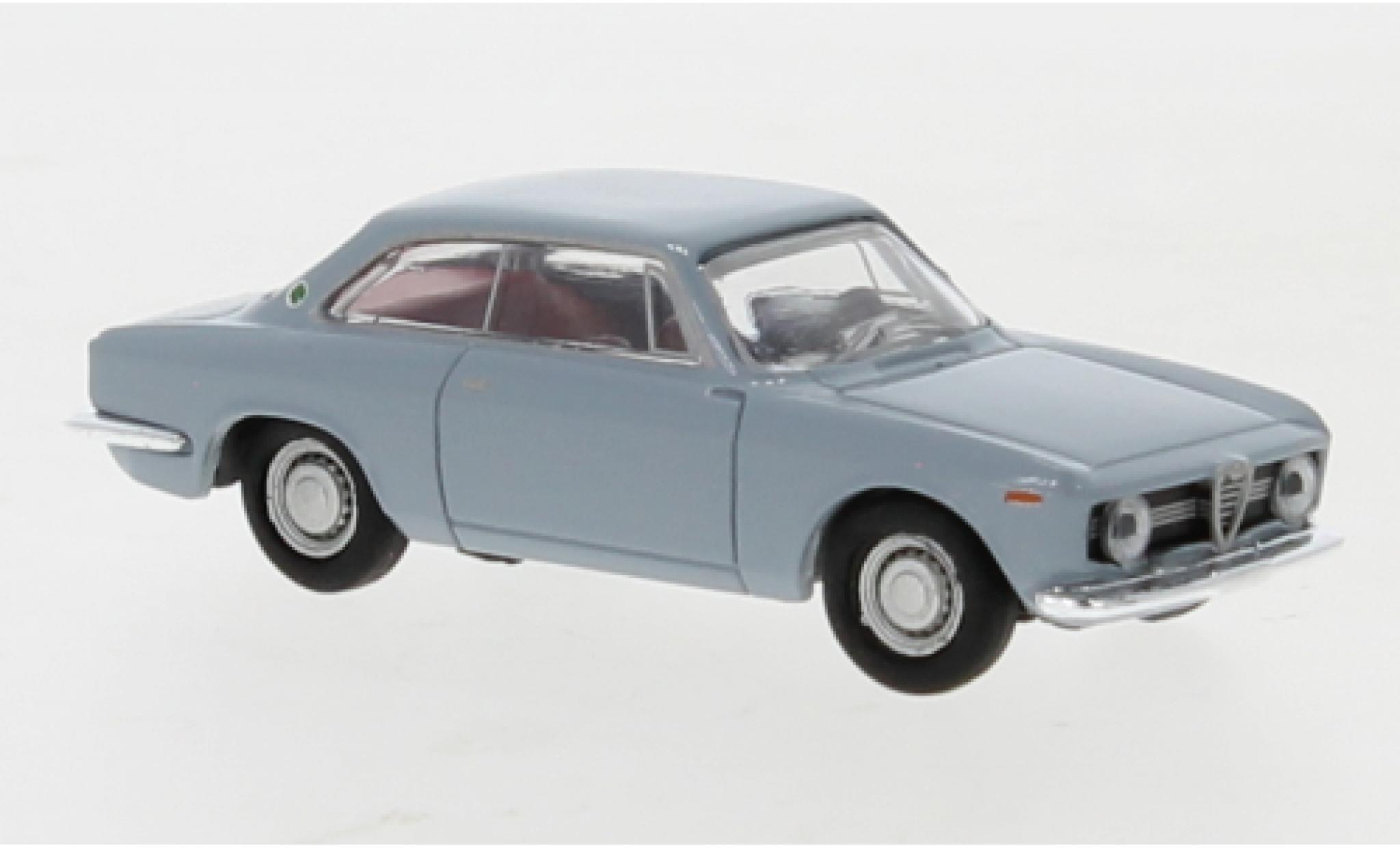 Alfa Romeo Giulia 1/87 Brekina Sprint GT grigio 1974 modellino in miniatura