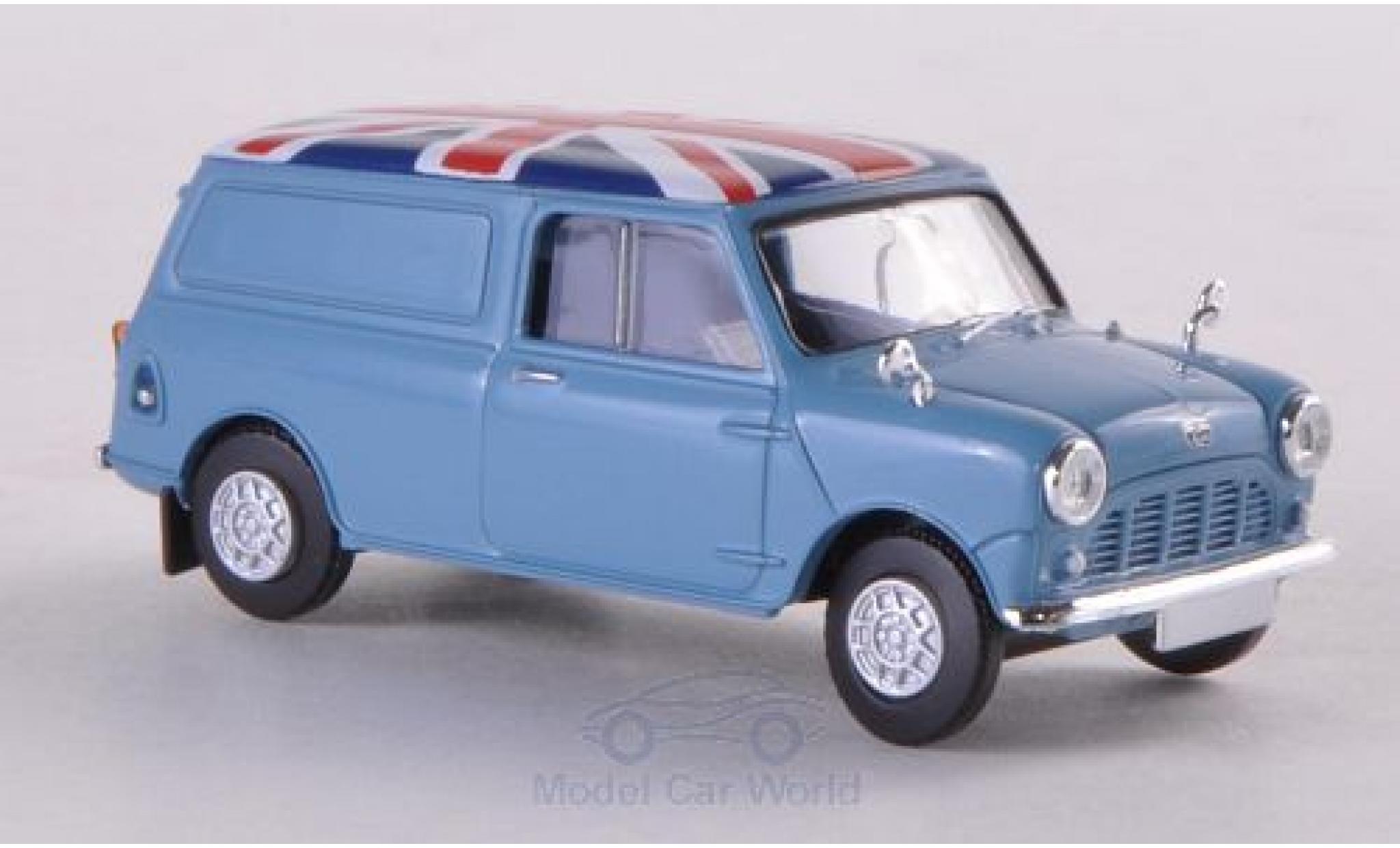 Austin Mini Van 1/87 Brekina blu/Dekor modellino in miniatura