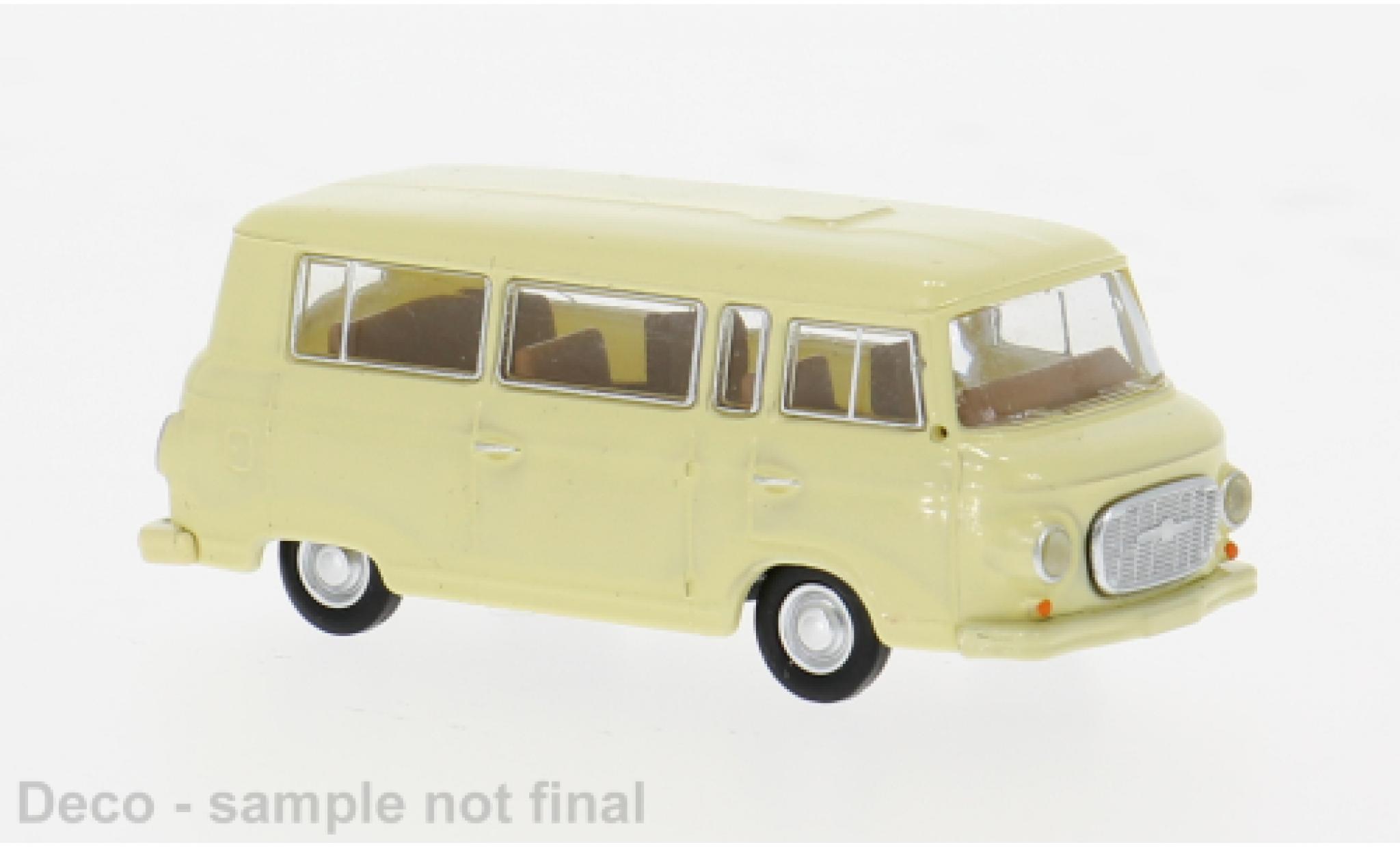 Barkas B 1000 1/87 Brekina Bus beige 1962 1:87 modellino in miniatura