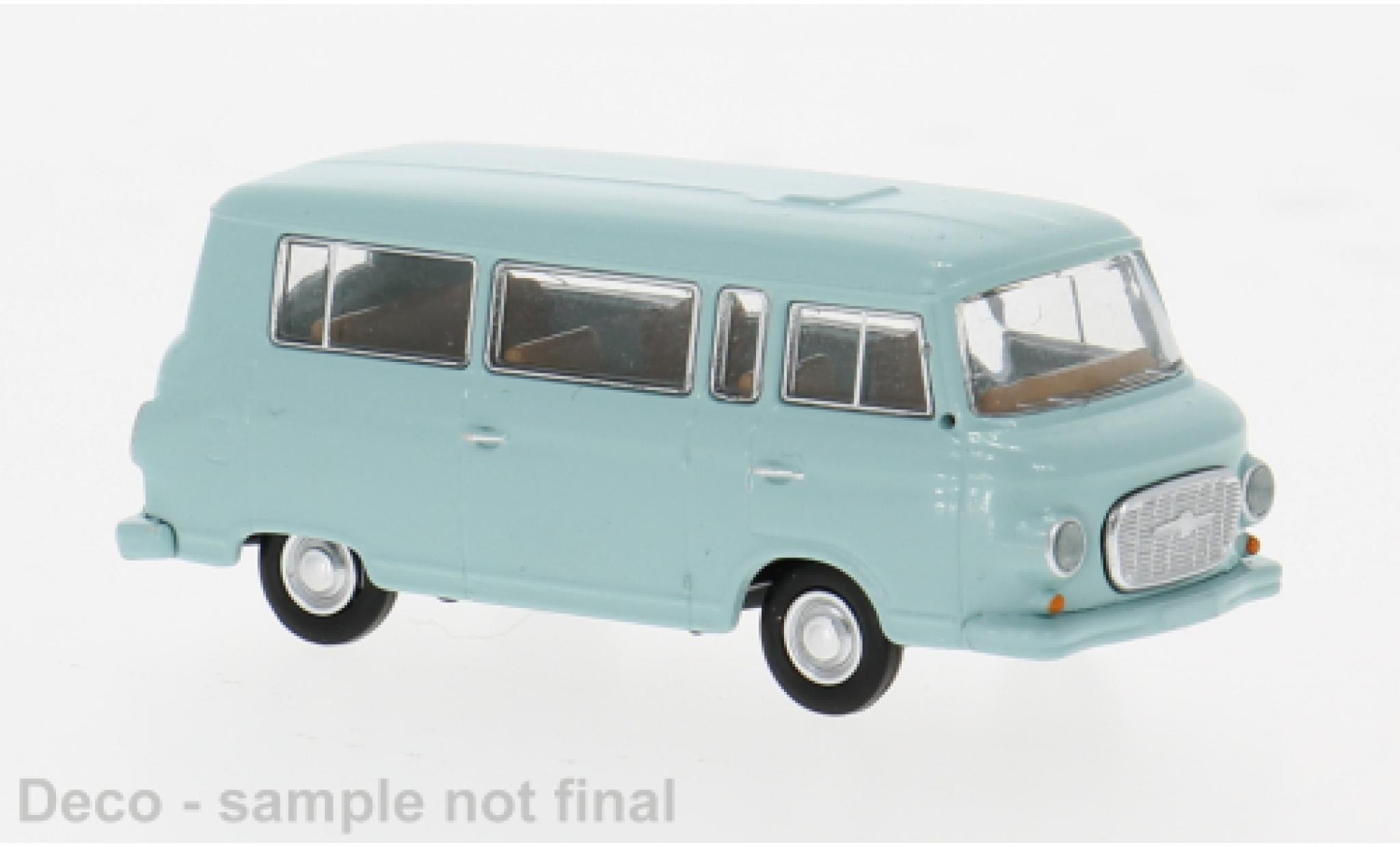 Barkas B 1000 1/87 Brekina Bus grau 1962 1:87 modellino in miniatura
