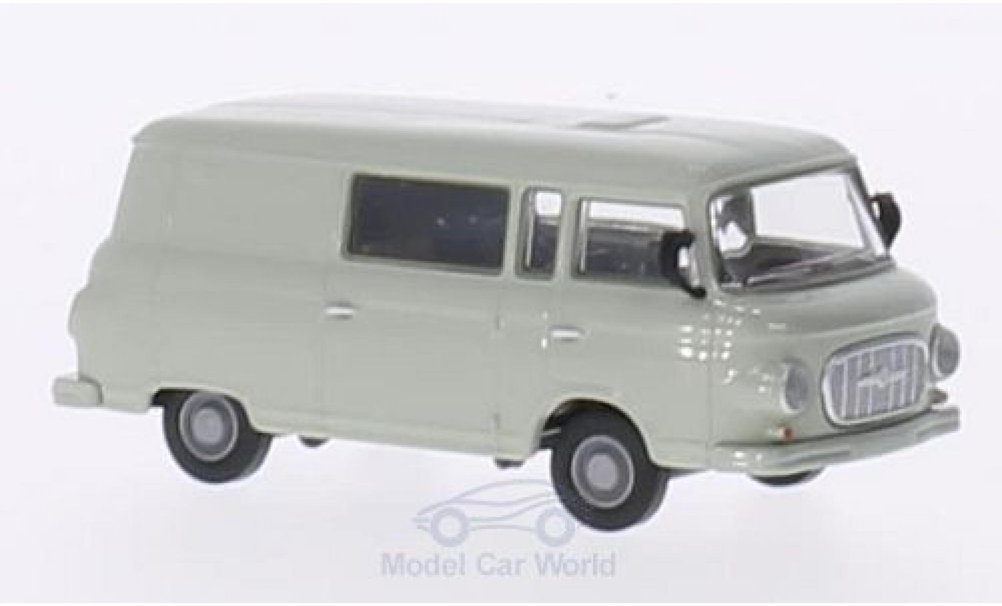 Barkas B 1000 1/87 Brekina Halbbus grigio modellino in miniatura