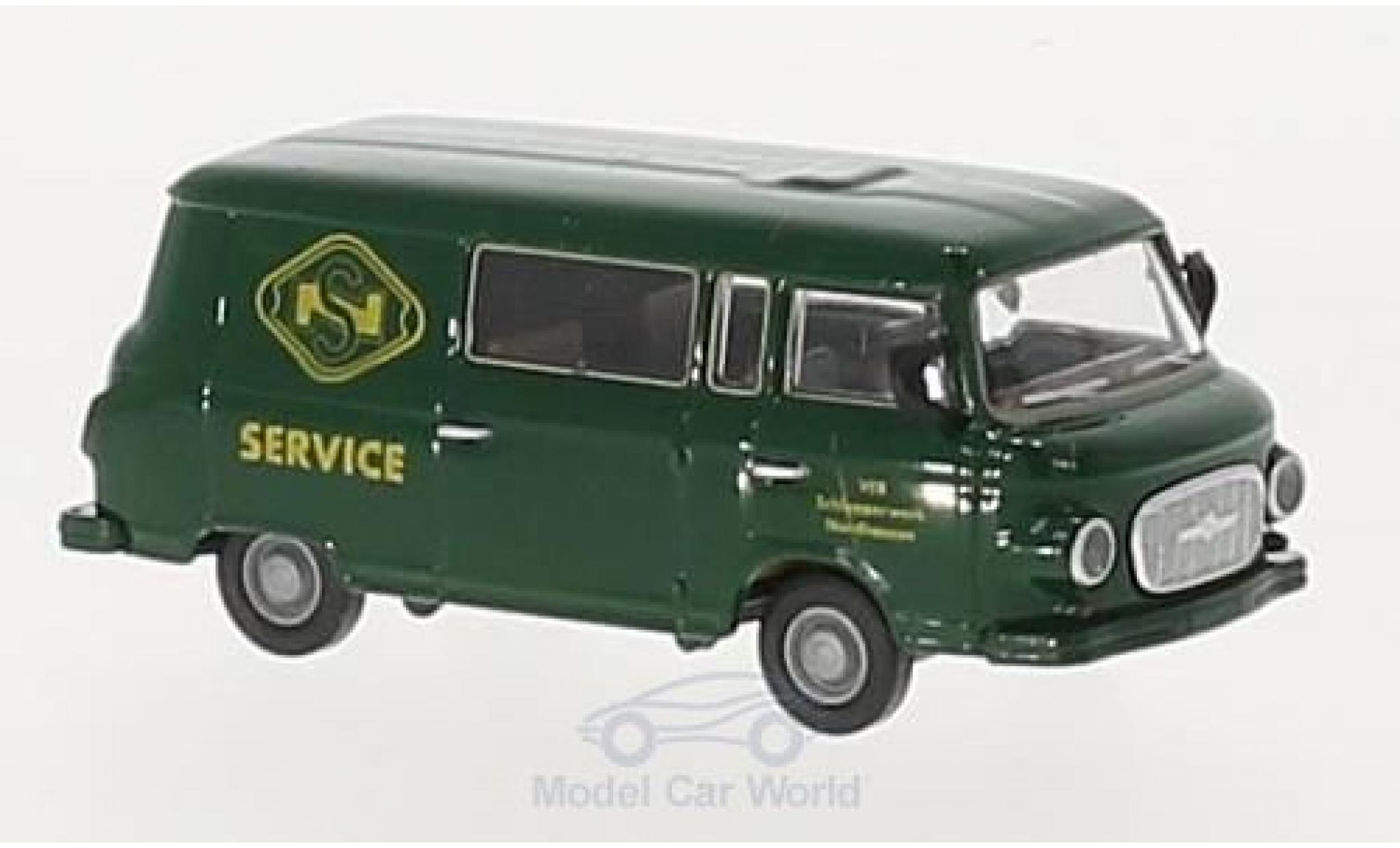 Barkas B 1000 1/87 Brekina Halbbus VEB Vogtlandstoffe modellino in miniatura