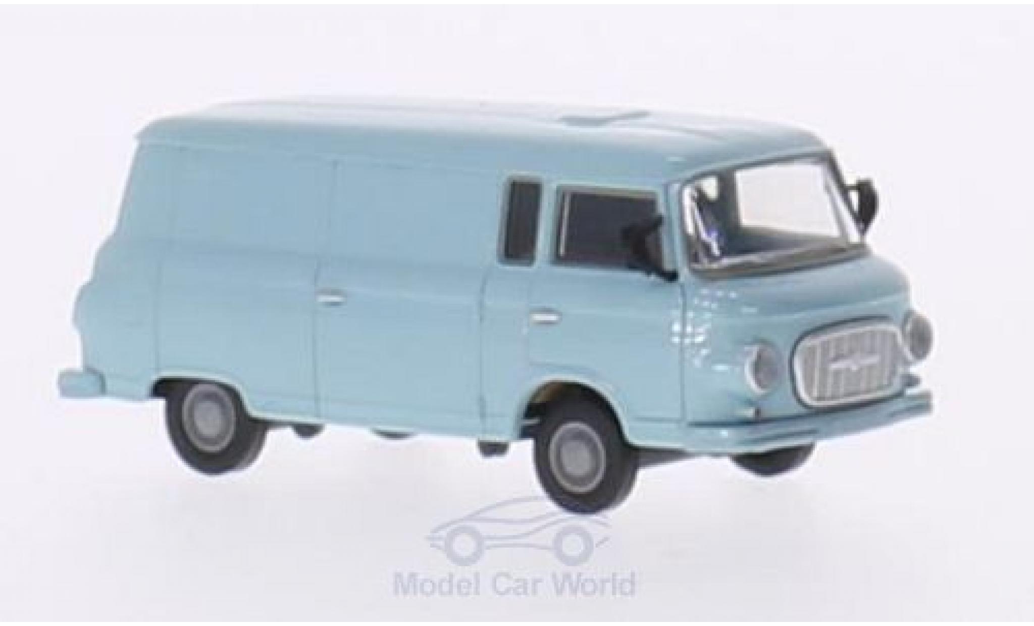 Barkas B 1000 1/87 Brekina blu Kasten modellino in miniatura