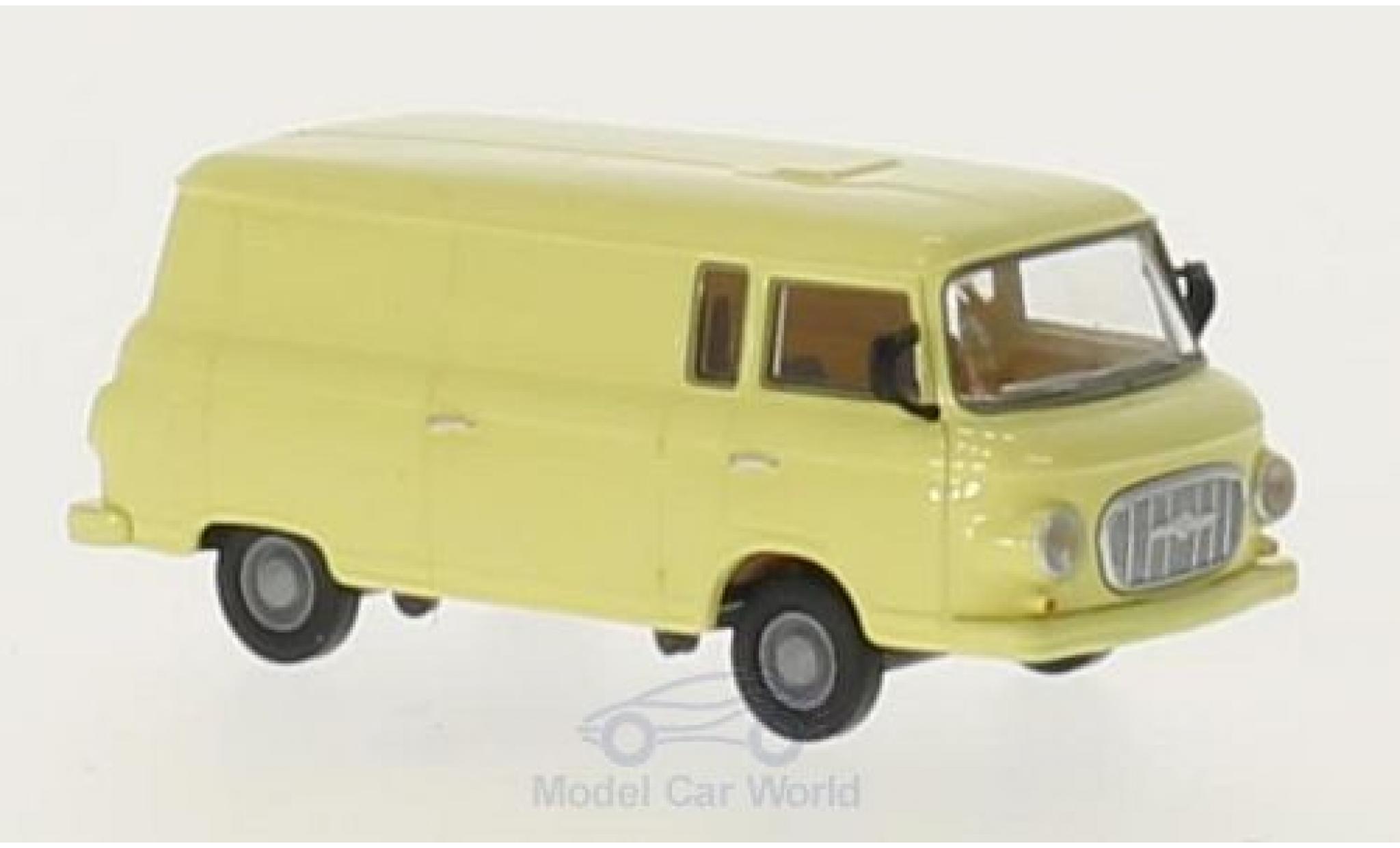 Barkas B 1000 1/87 Brekina Kasten beige modellino in miniatura