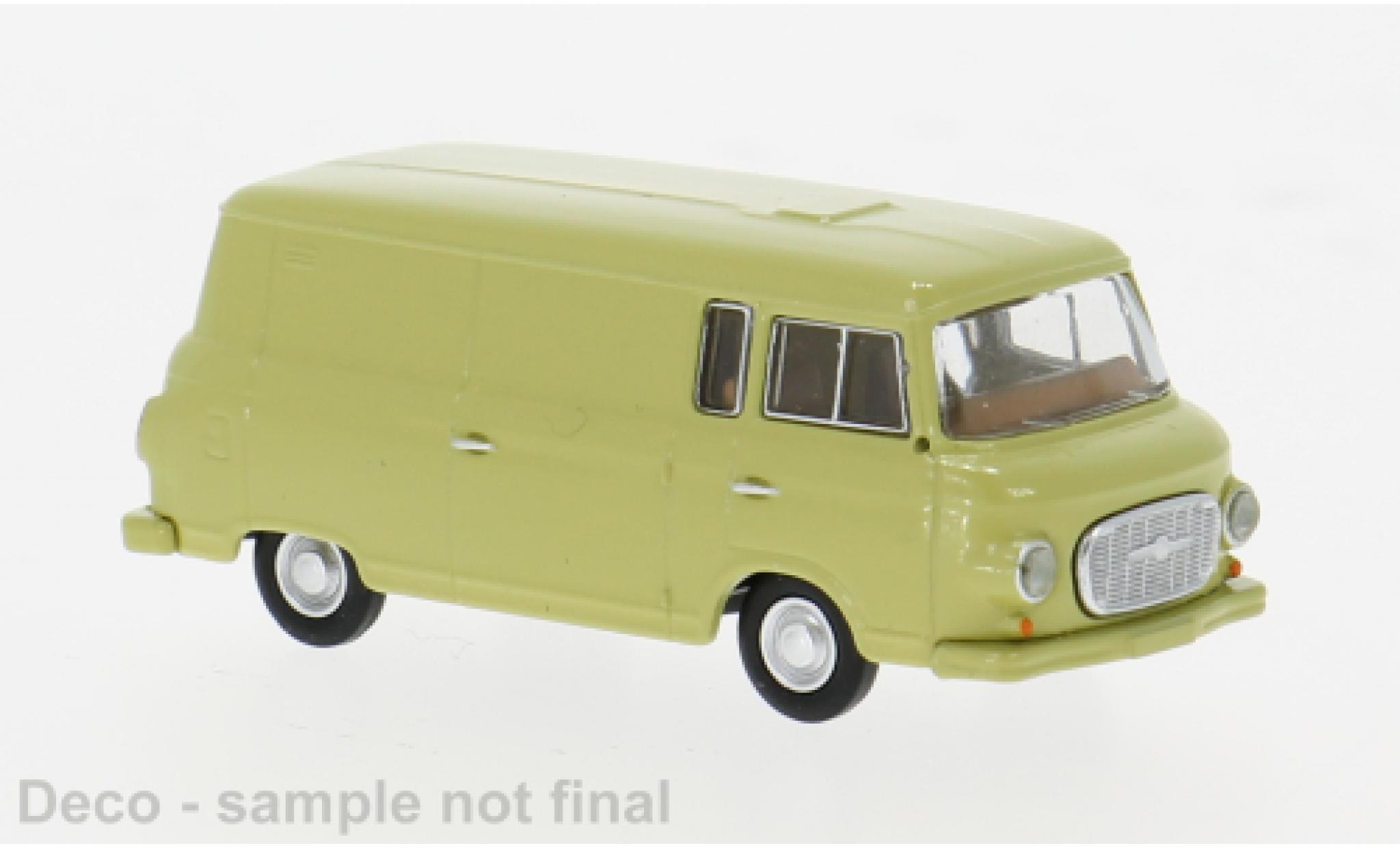 Barkas B 1000 1/87 Brekina Kasten beige 1962 1:87 modellino in miniatura
