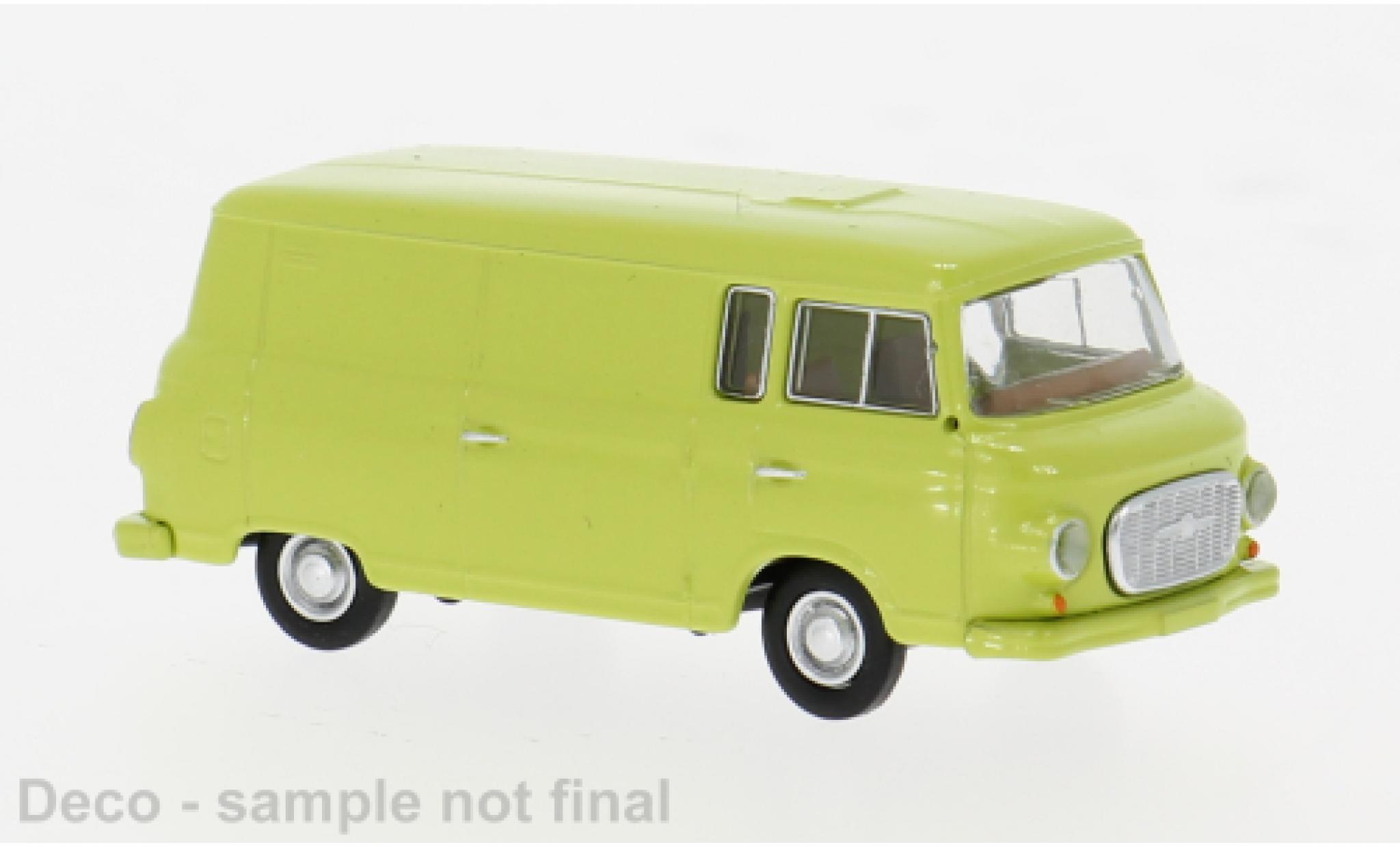 Barkas B 1000 1/87 Brekina Kasten grün 1962 1:87 modellino in miniatura