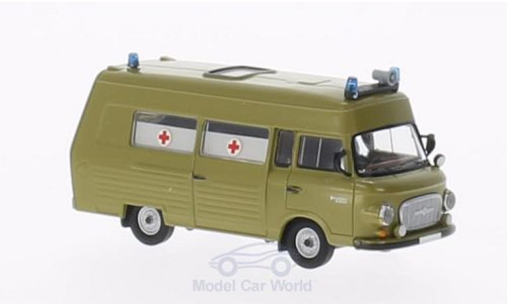 Barkas B 1000 1/87 Brekina SMH 3 Bereitschaftspolizei modellino in miniatura