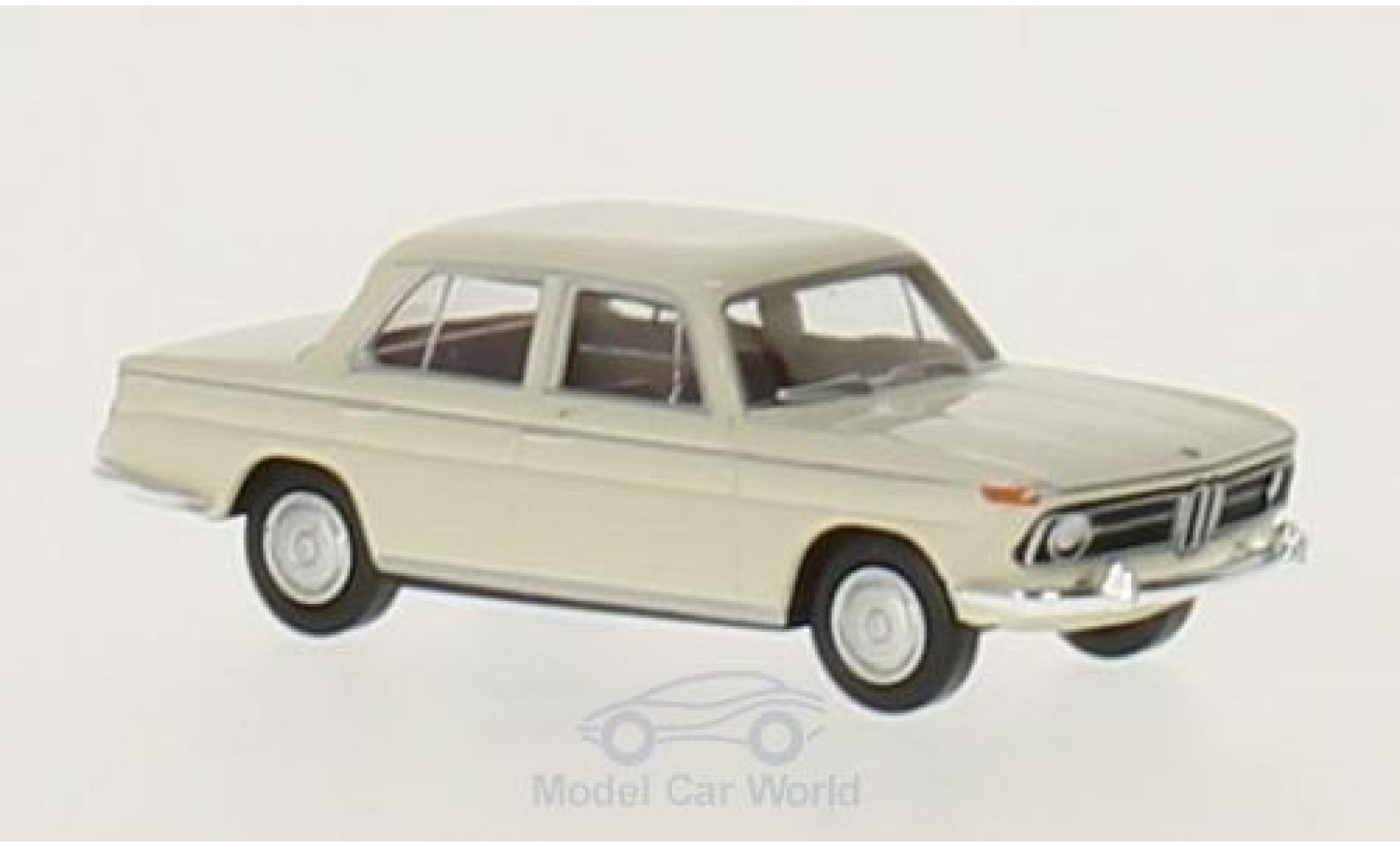 Bmw 1800 1/87 Brekina bianco modellino in miniatura