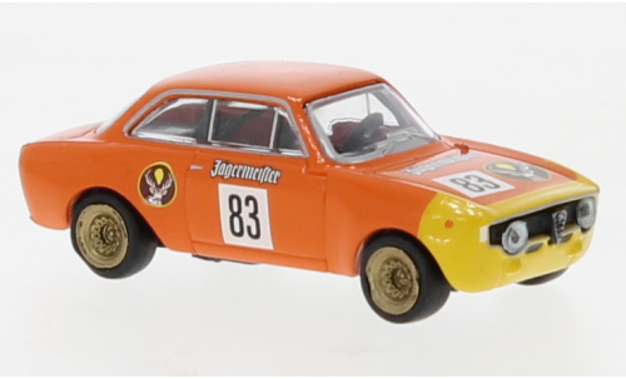 Alfa Romeo GT 1/87 Brekina A 1300 Jägermeister 1971 modellino in miniatura