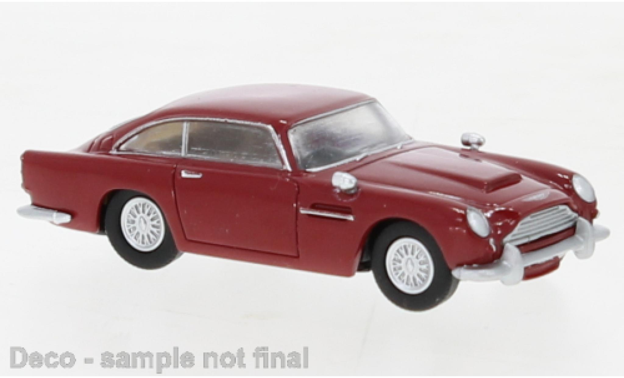 Aston Martin DB5 1/87 Brekina rosso 1964 modellino in miniatura