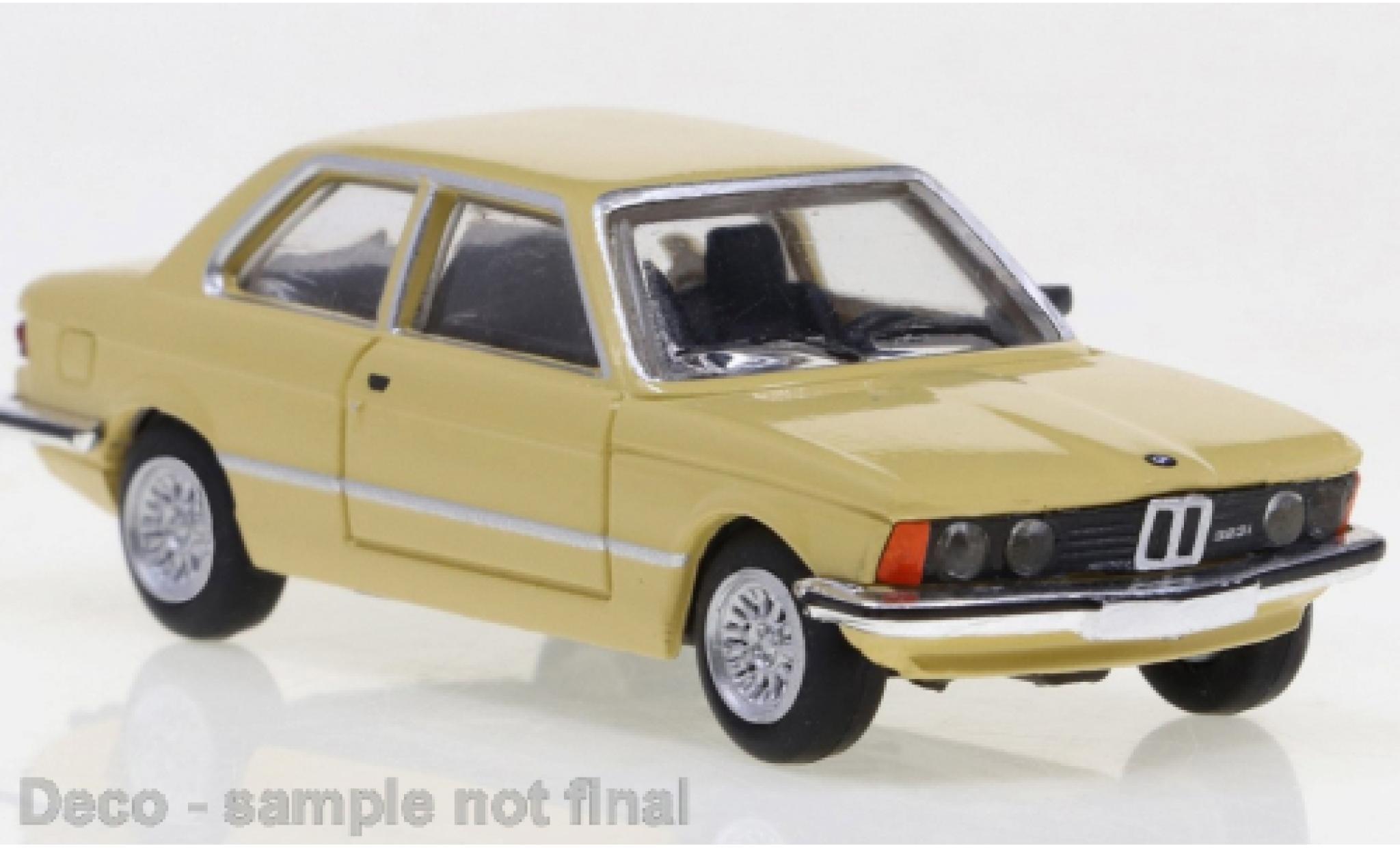 Bmw 323 1/87 Brekina i beige 1975 modellino in miniatura