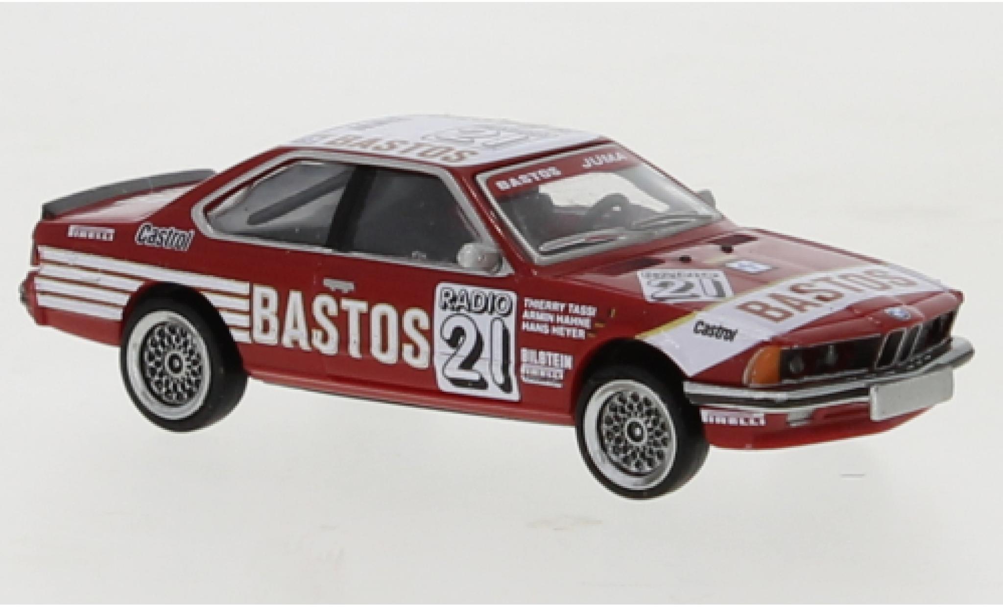 Bmw 635 1/87 Brekina CSi Bastos 1977 modellino in miniatura