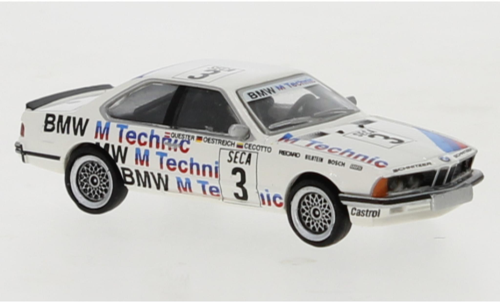 Bmw 635 1/87 Brekina CSi M Technik 1977 modellino in miniatura