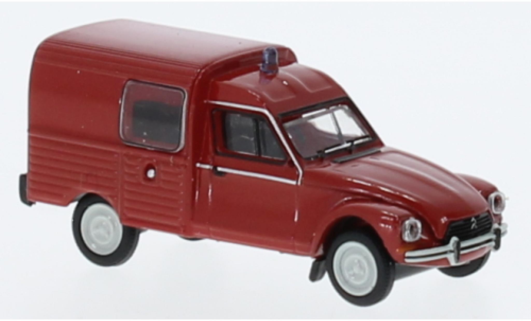 Citroen Acadiane 1/87 Brekina Sapeurs Pompiers 1976 modellino in miniatura