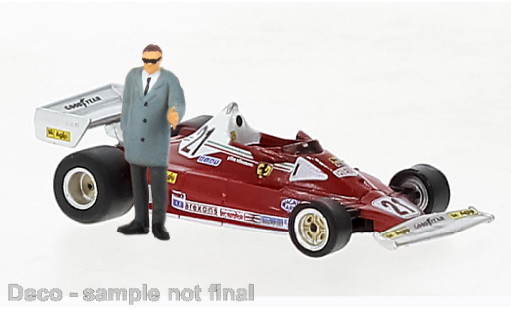 Ferrari 312 1/87 Brekina T2 avec figurine No.21 1976 modellino in miniatura