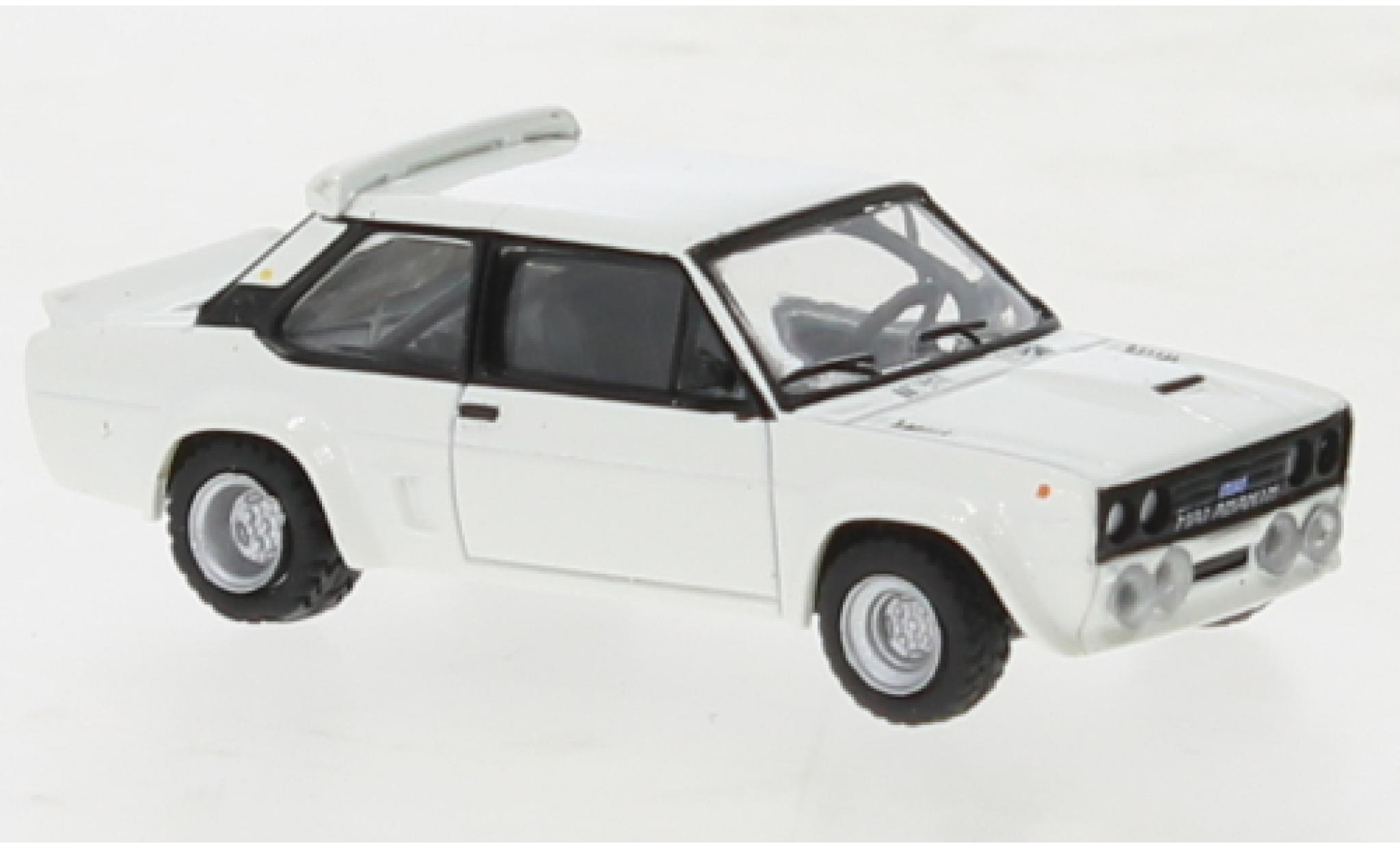 Fiat 131 1/87 Brekina Abarth bianco 1975 modellino in miniatura