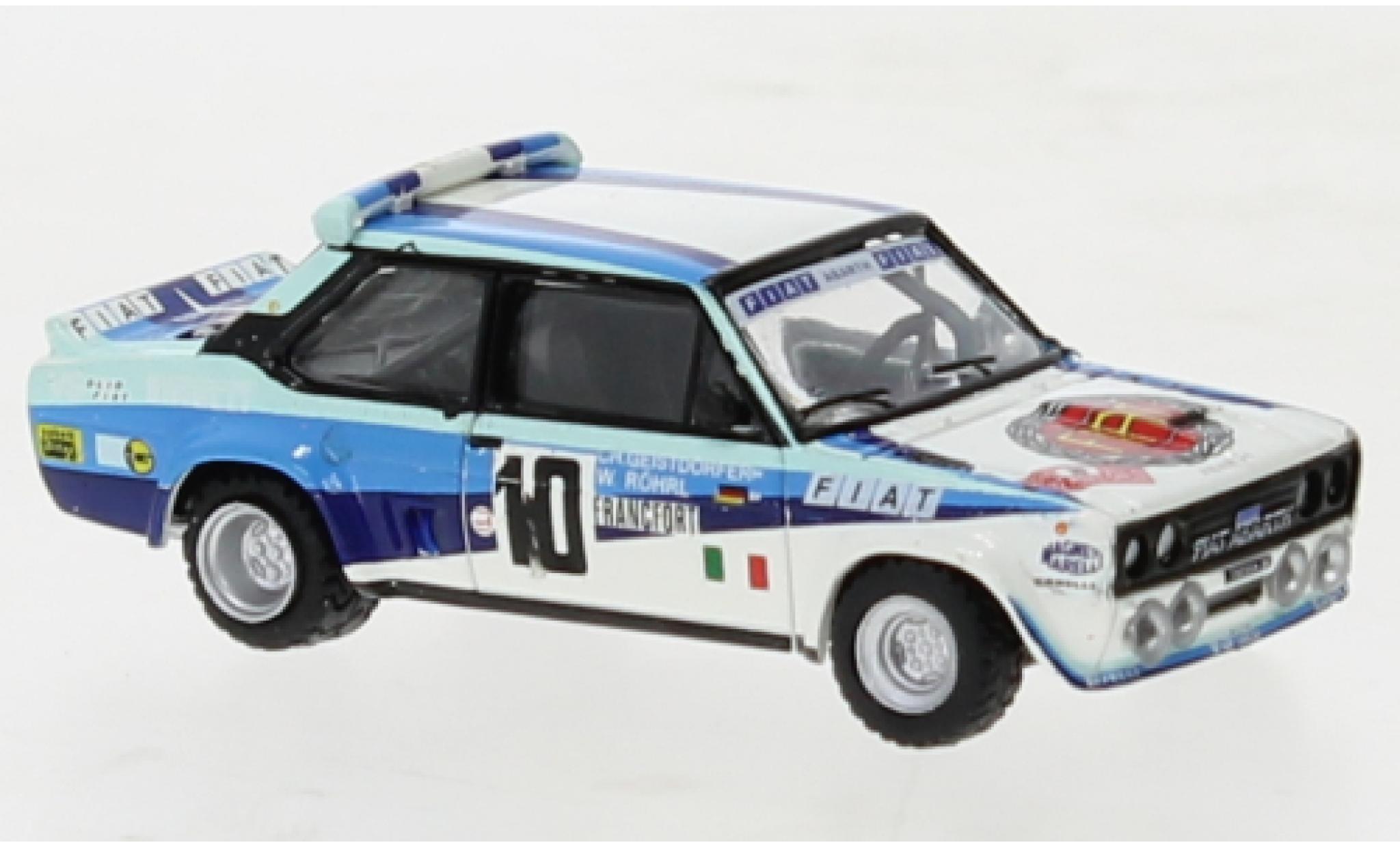 Fiat 131 1/87 Brekina Abarth No.10 Monte Carlo 1980 modellino in miniatura