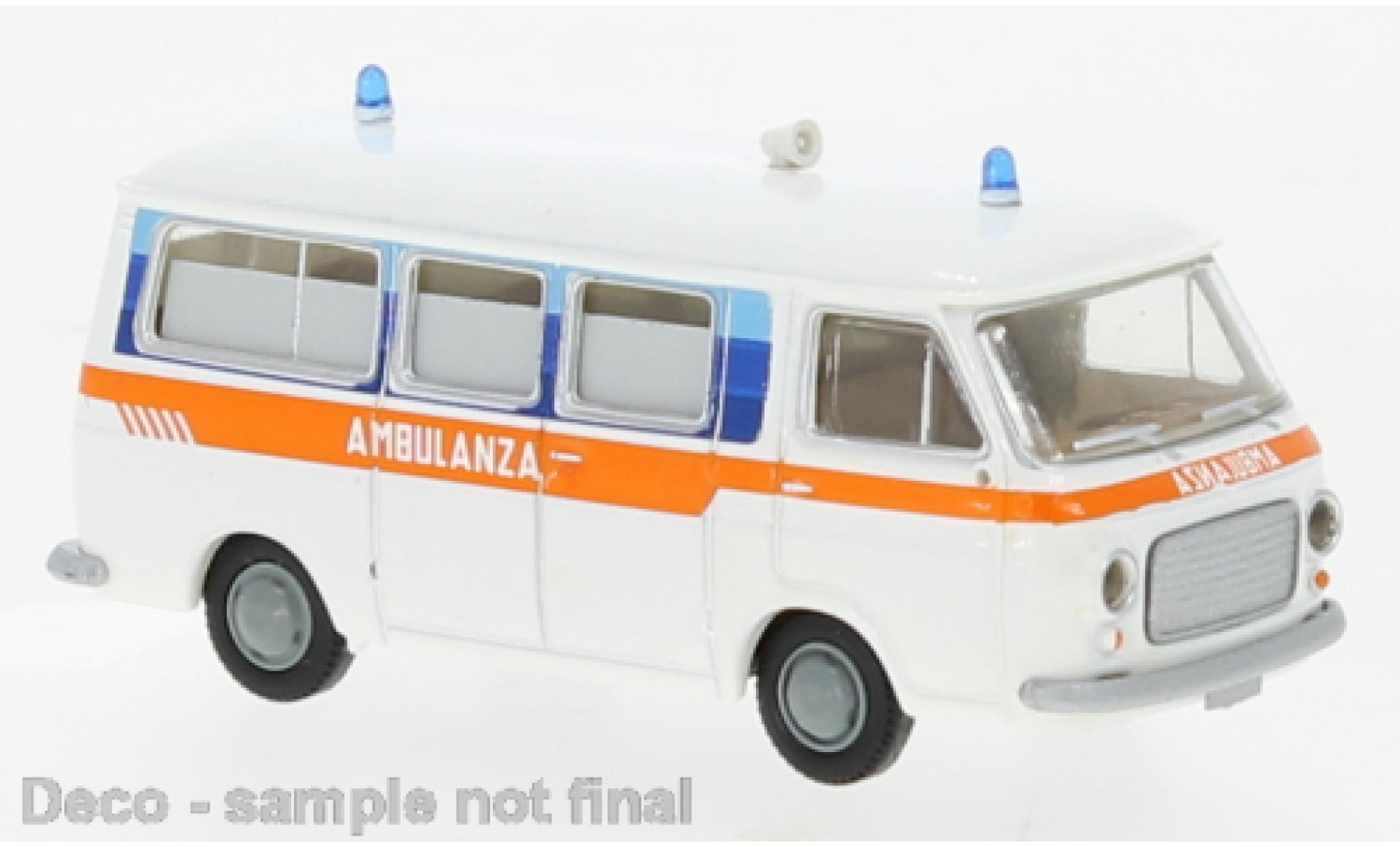 Fiat 238 1/87 Brekina Bus Ambulanza (I) 1966 modellino in miniatura