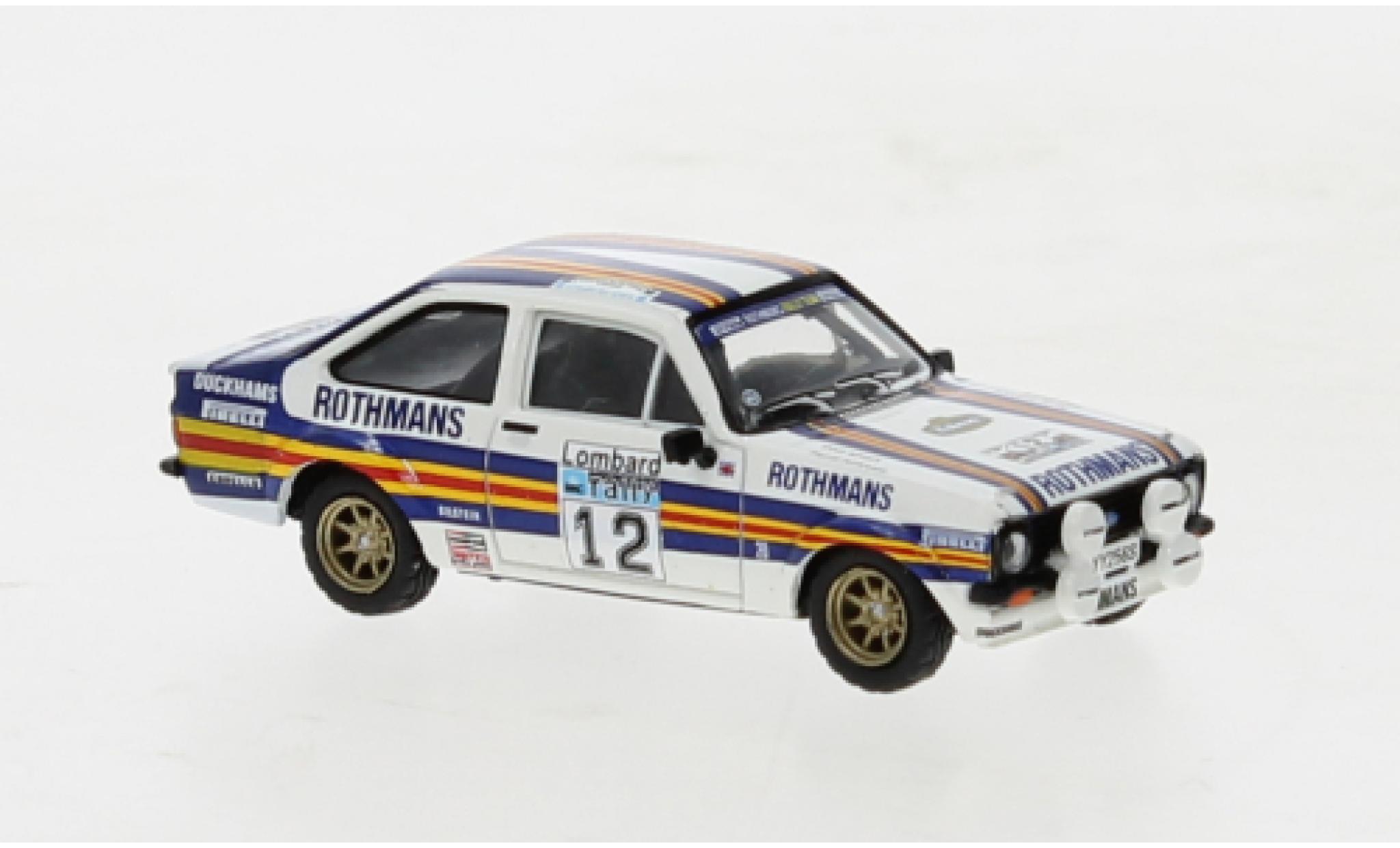Ford Escort 1/87 Brekina RS 1800 No.12 Rallye RAC Lombard 1981 modellino in miniatura