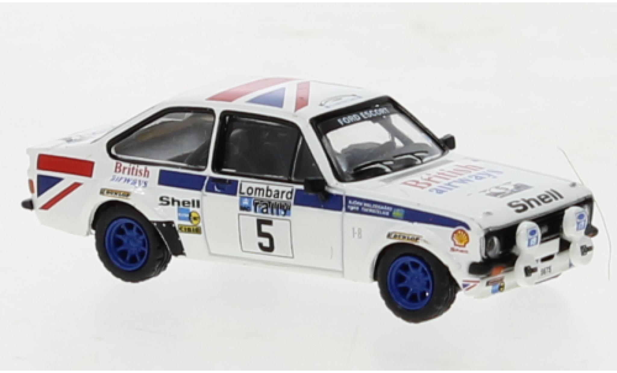 Ford Escort 1/87 Brekina RS 1800 No.5 Rallye RAC Lombard 1977 modellino in miniatura