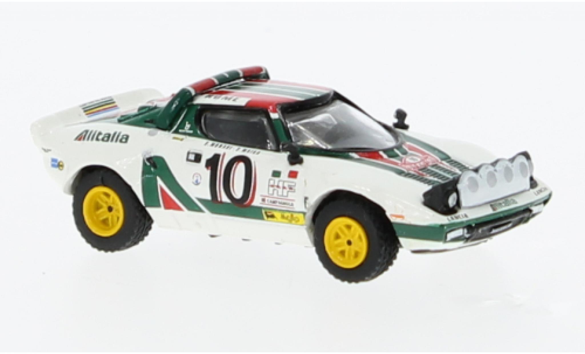 Lancia Stratos 1/87 Brekina HF No.10 Alitalia 1976 modellino in miniatura