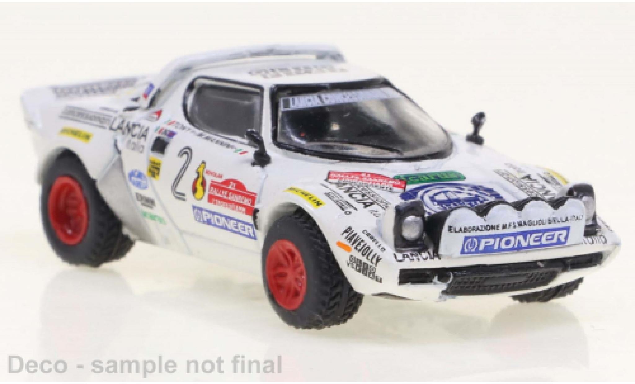 Lancia Stratos 1/87 Brekina HF No.2 Olio Fiat 1979 modellino in miniatura