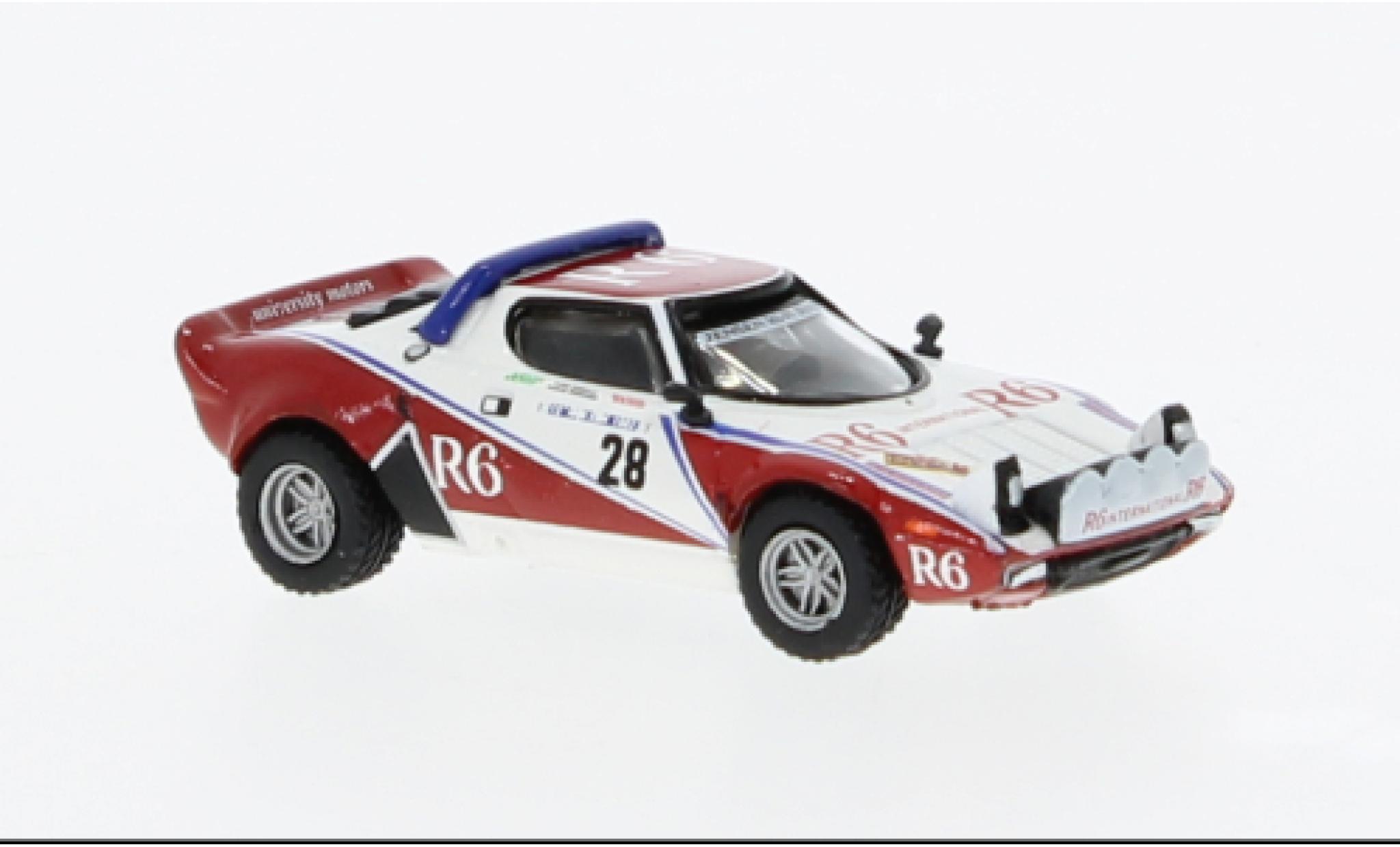 Lancia Stratos 1/87 Brekina HF No.28 R6 1982 modellino in miniatura
