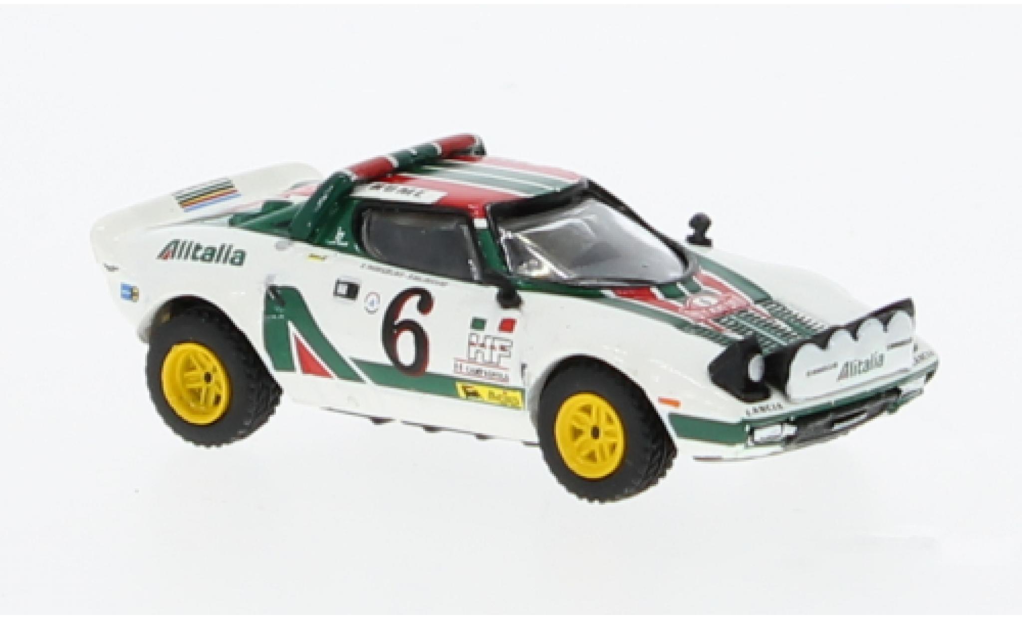 Lancia Stratos 1/87 Brekina HF No.6 Alitalia 1976 modellino in miniatura