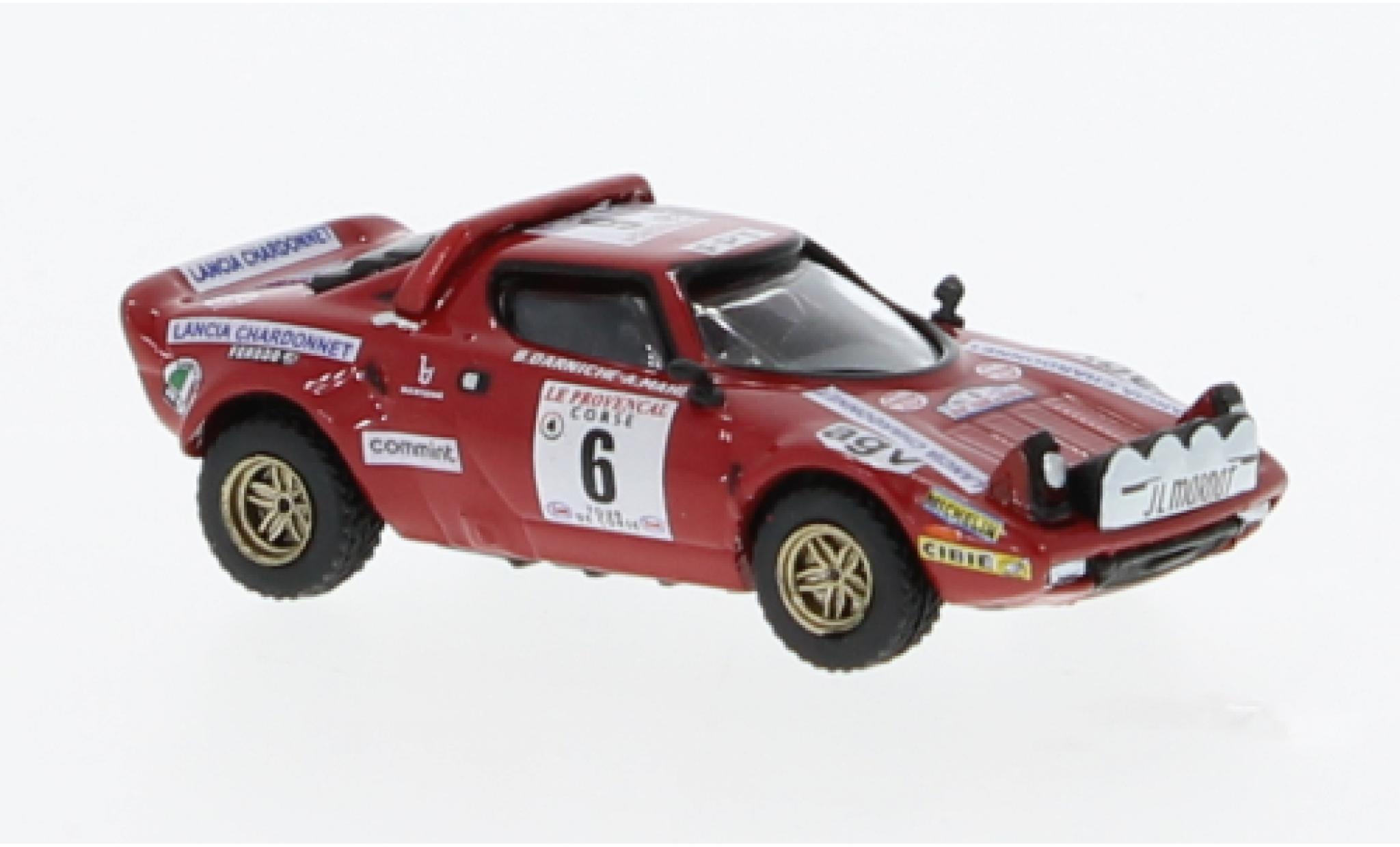 Lancia Stratos 1/87 Brekina HF No.6 Chardonnet 1975 modellino in miniatura