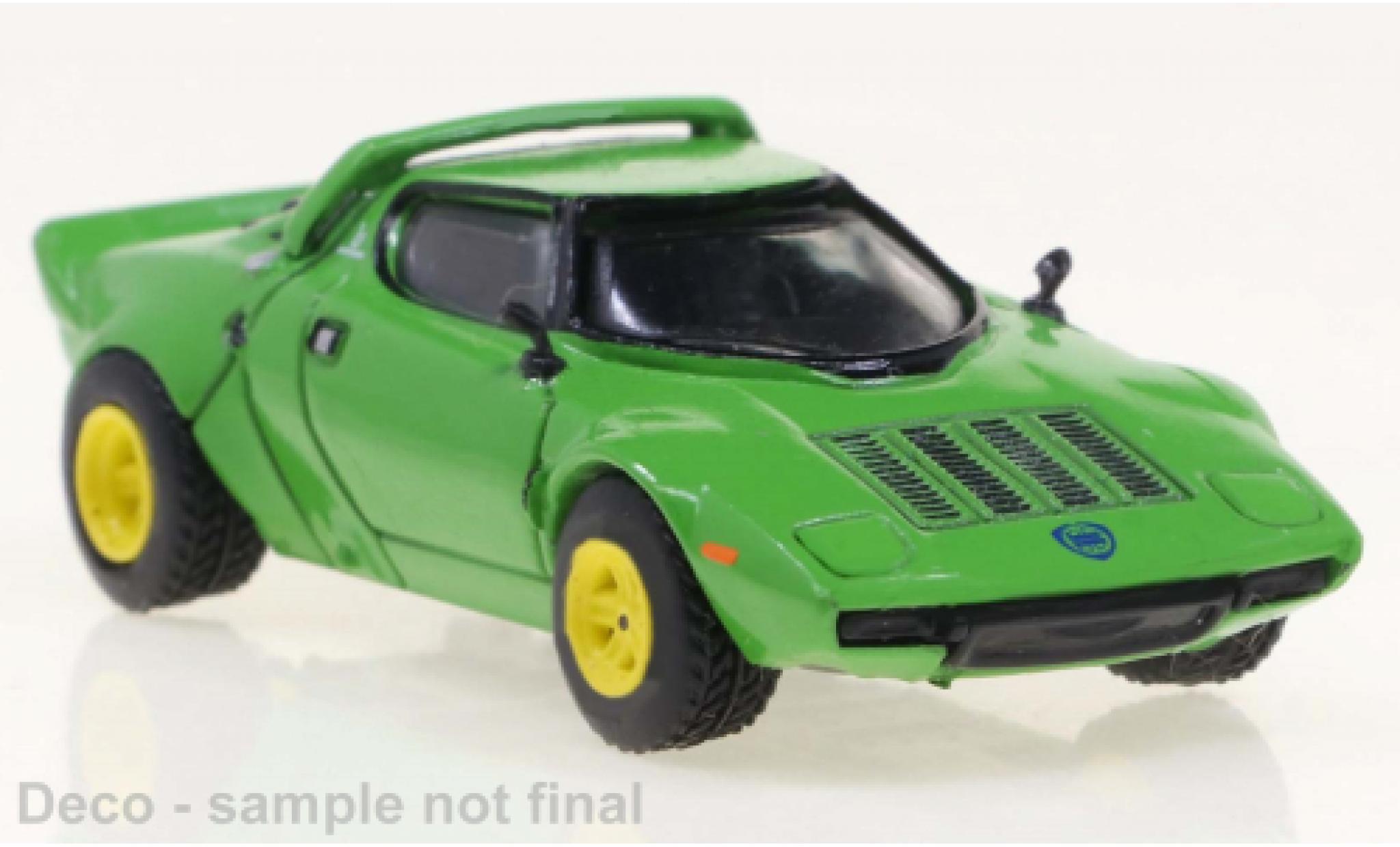 Lancia Stratos 1/87 Brekina HF verde 1975 modellino in miniatura
