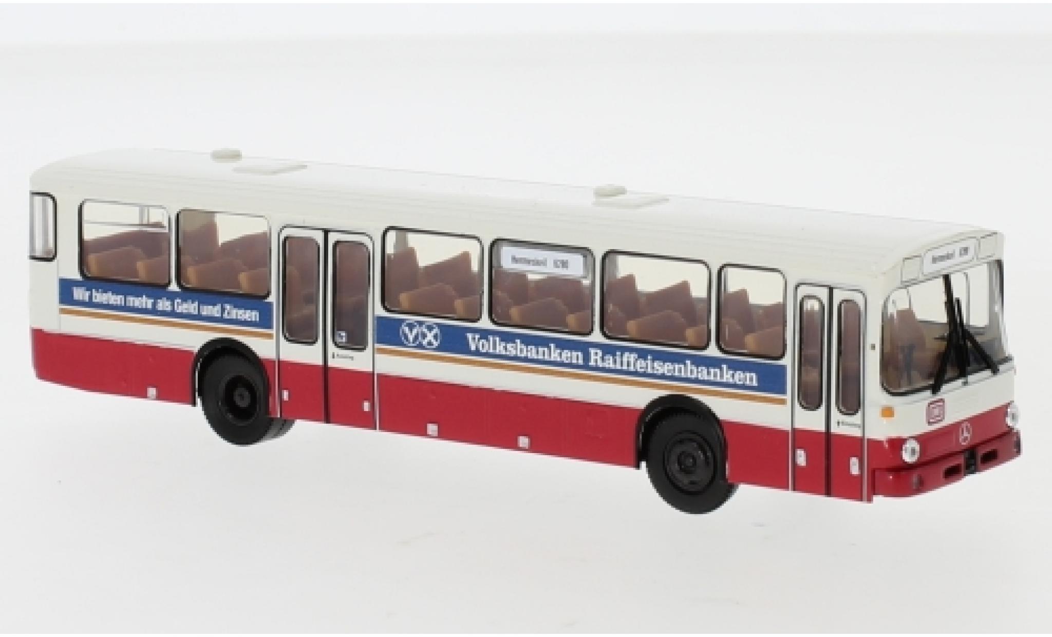 Mercedes CLA 1/87 Brekina O 307 Autobus interurbain bianco/rosso clair DB - V-R Banken 1982 modellino in miniatura