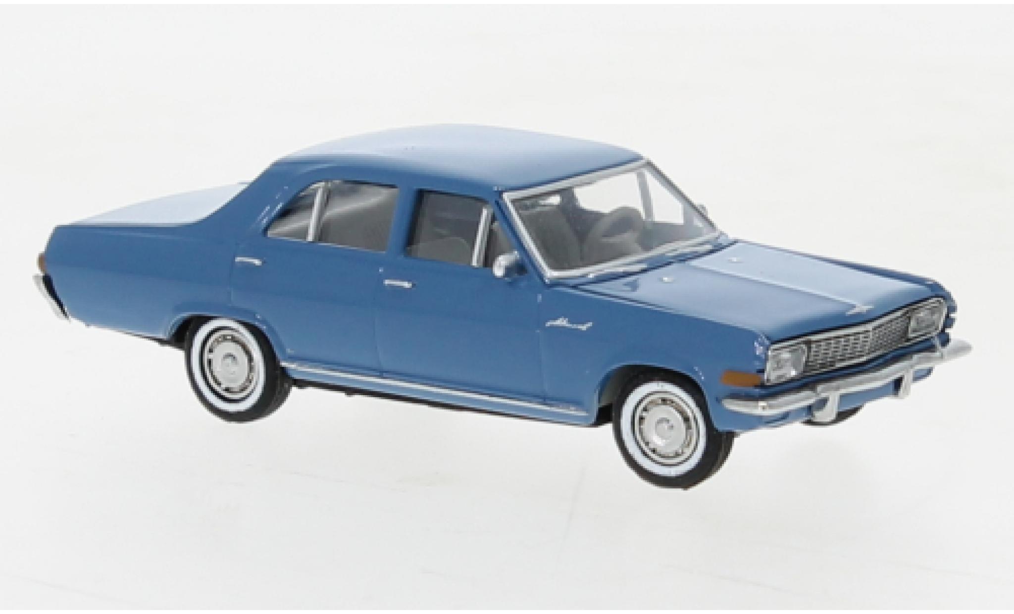 Opel Admiral 1/87 Brekina A blu 1964 modellino in miniatura