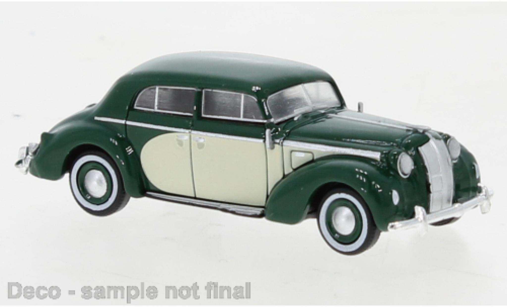 Opel Admiral 1/87 Brekina vert foncé/beige clair 1938 modellino in miniatura
