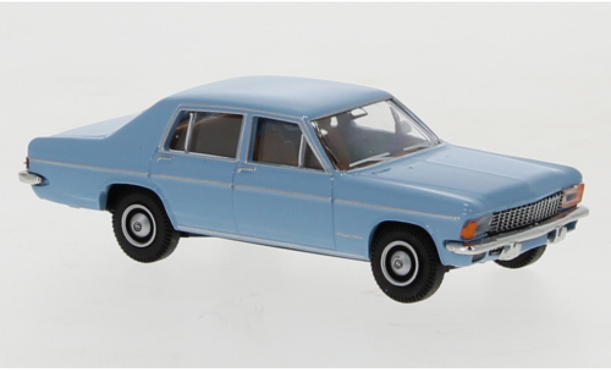 Opel Capitaine 1/87 Brekina B blu clair 1969 modellino in miniatura