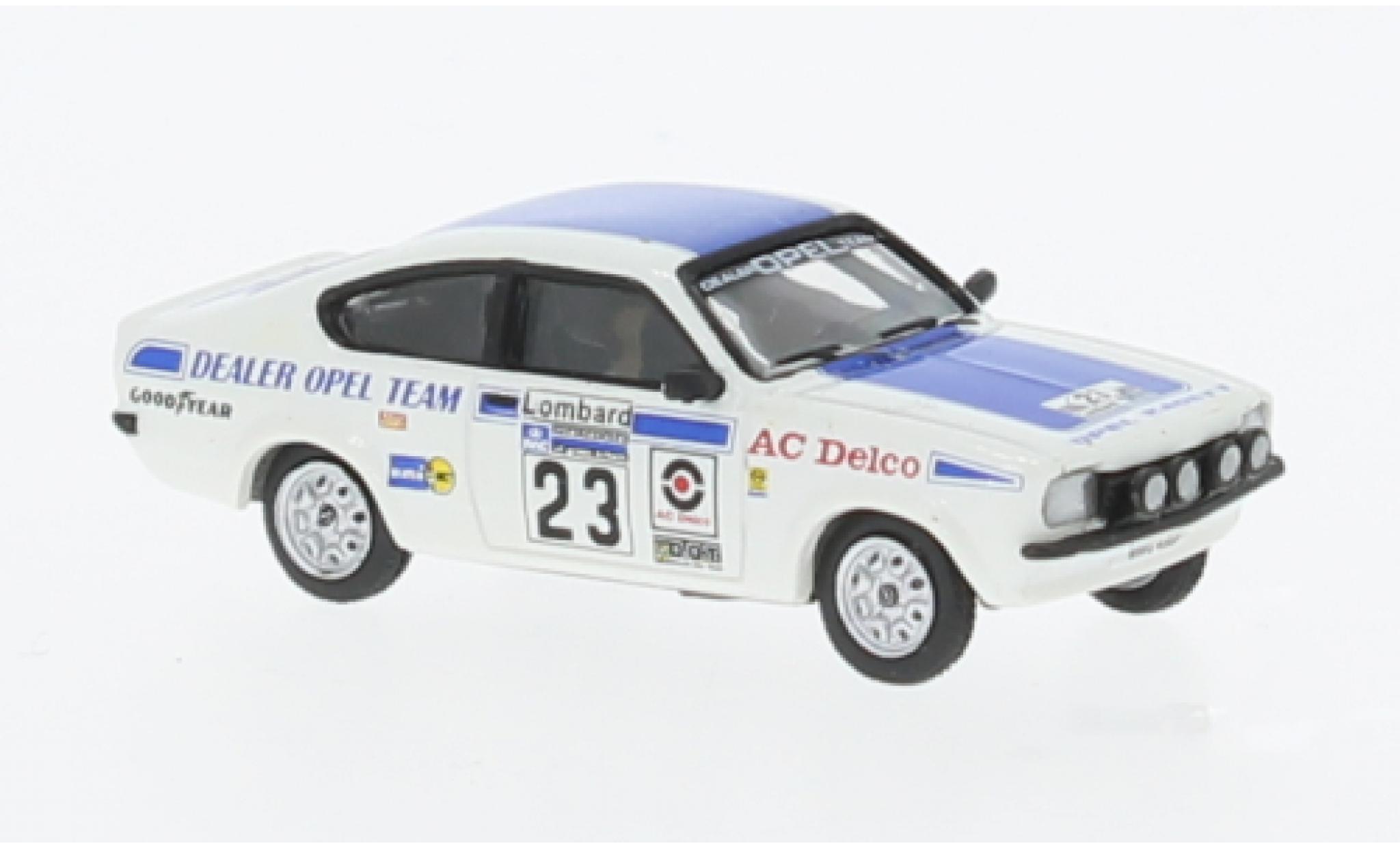 Opel Kadett 1/87 Brekina C GT/E No.23 RAC Rallye 1976 modellino in miniatura