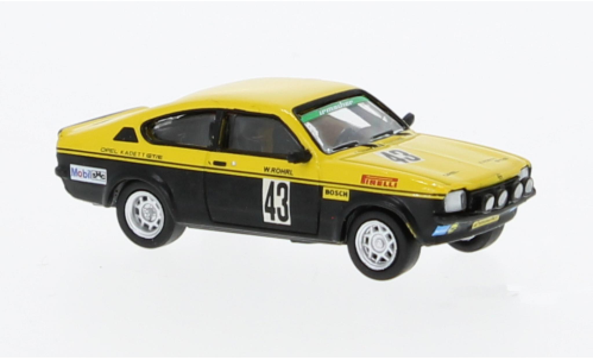 Opel Kadett 1/87 Brekina C GT/E No.43 Allemand Rallye Championnat 1976 modellino in miniatura