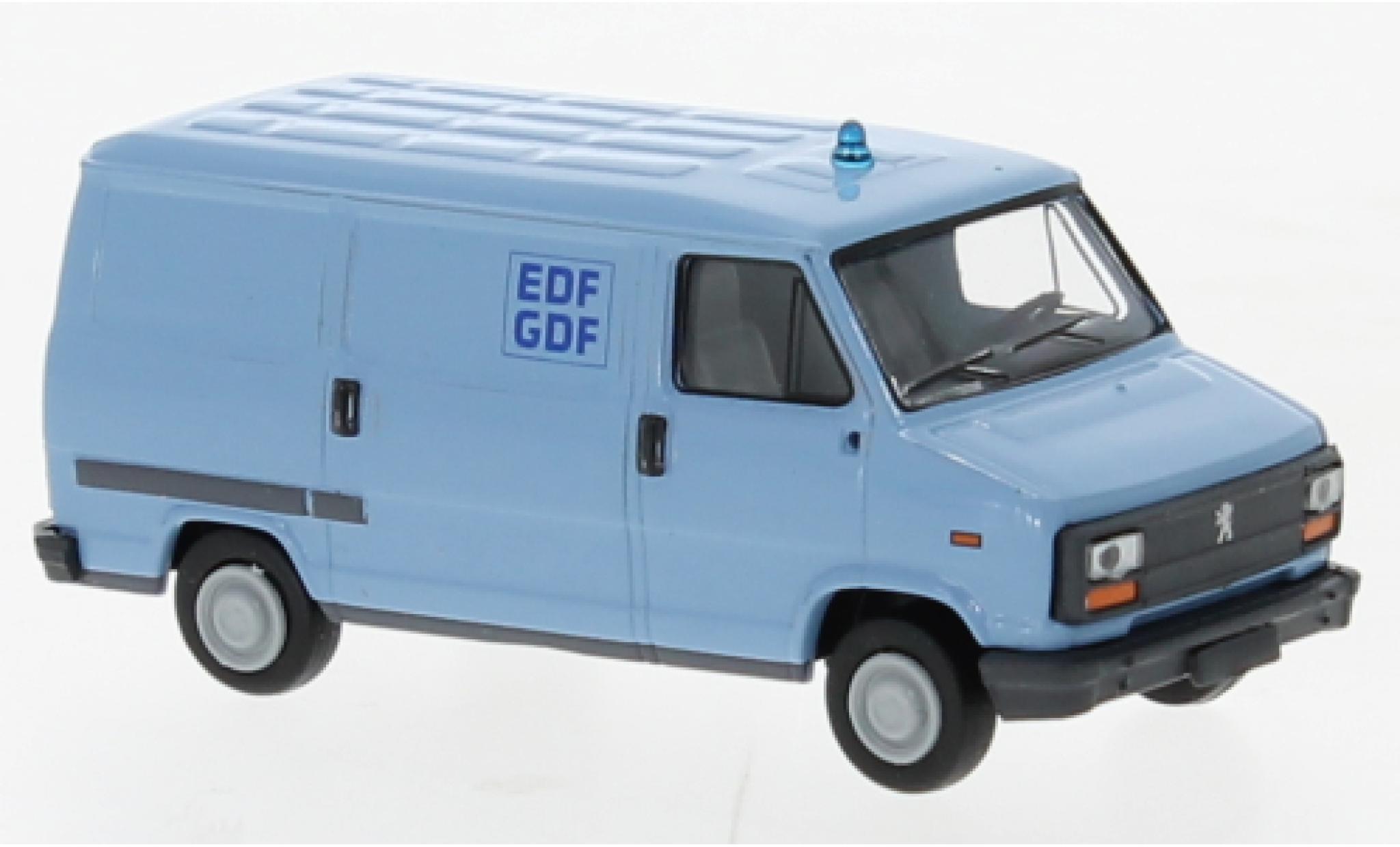 Peugeot J5 1/87 Brekina fourgon EDF 1982 modellino in miniatura