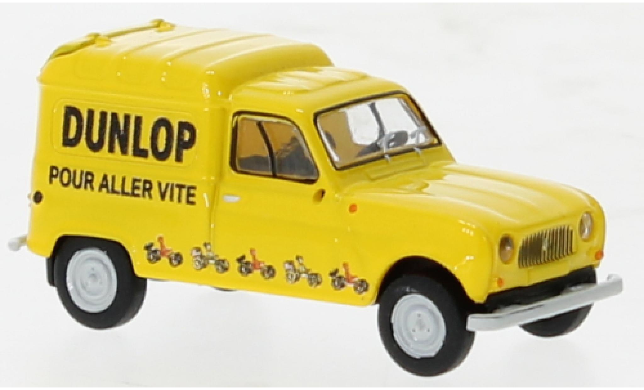 Renault 4 1/87 Brekina R Fourgonnette Dunlop 1960 modellino in miniatura