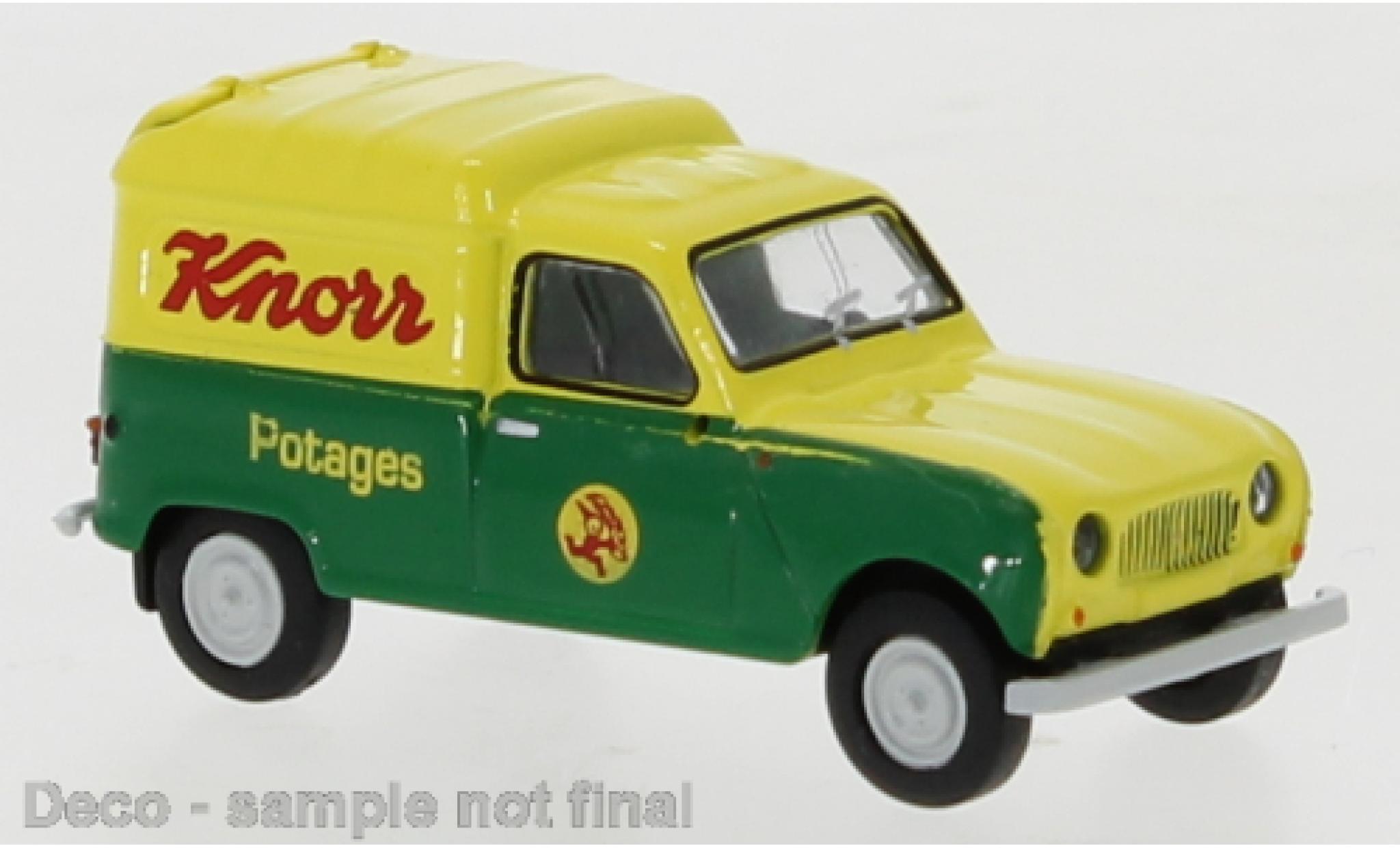 Renault 4 1/87 Brekina R Fourgonnette Knorr Potages 1961 modellino in miniatura