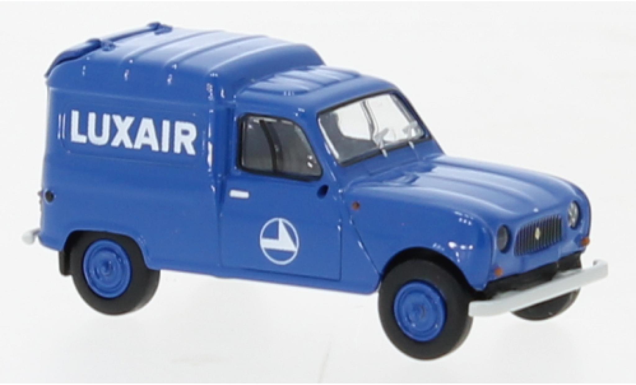 Renault 4 1/87 Brekina R Fourgonnette Luxair 1961 modellino in miniatura