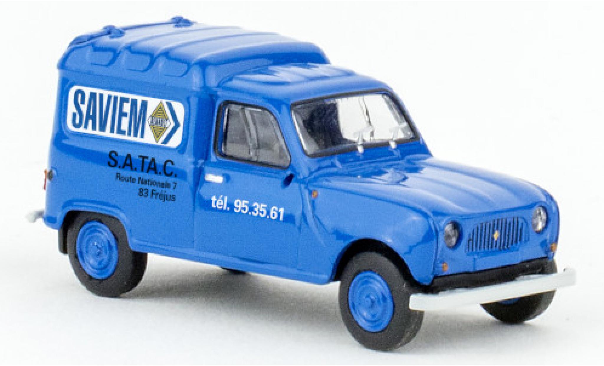 Renault 4 1/87 Brekina R Fourgonnette Saviem 1961 modellino in miniatura