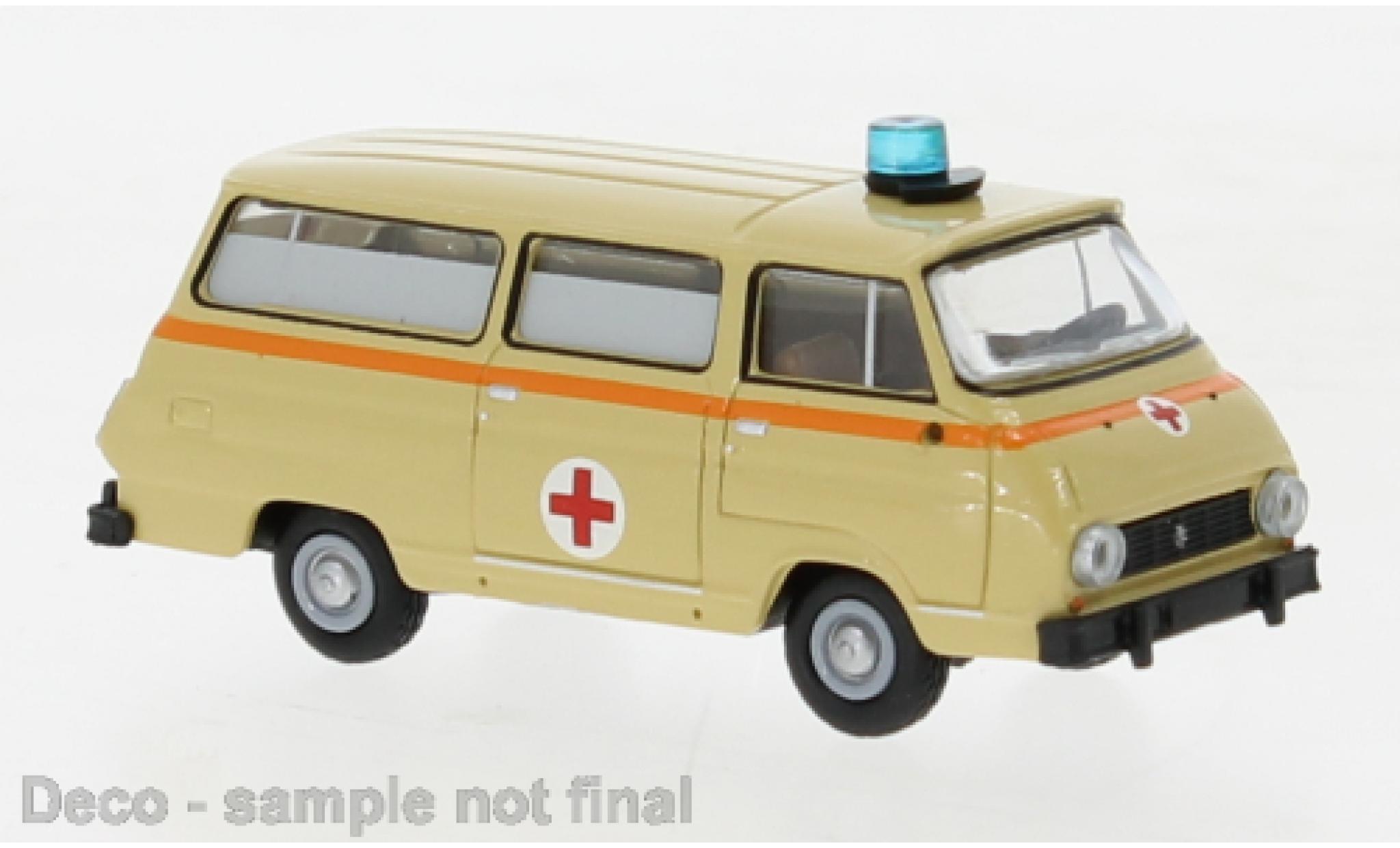 Skoda 1203 1/87 Brekina Bus Ambulanz 1969 modellino in miniatura
