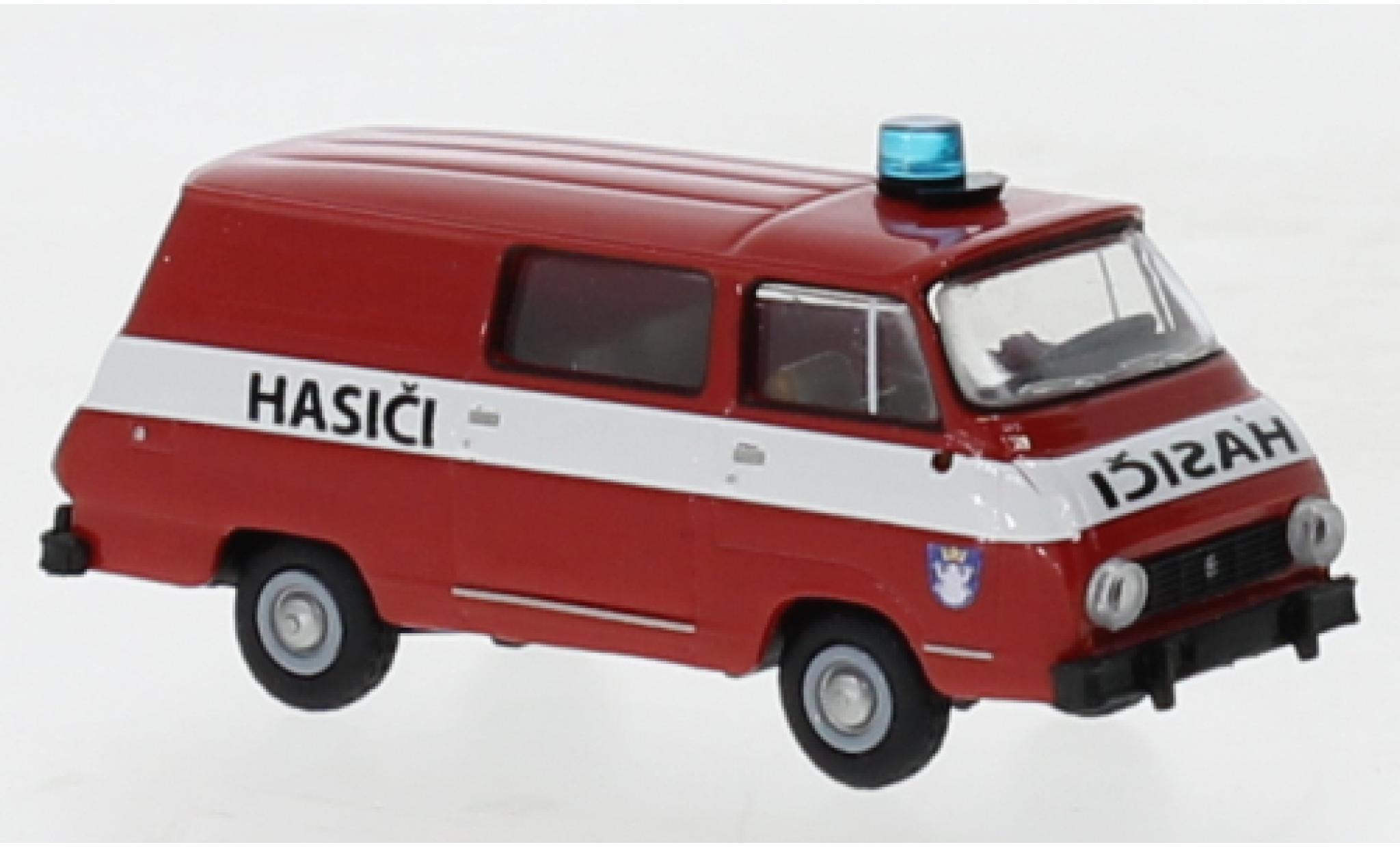 Skoda 1203 1/87 Brekina demi bus Hasici Bohutin 1969 modellino in miniatura