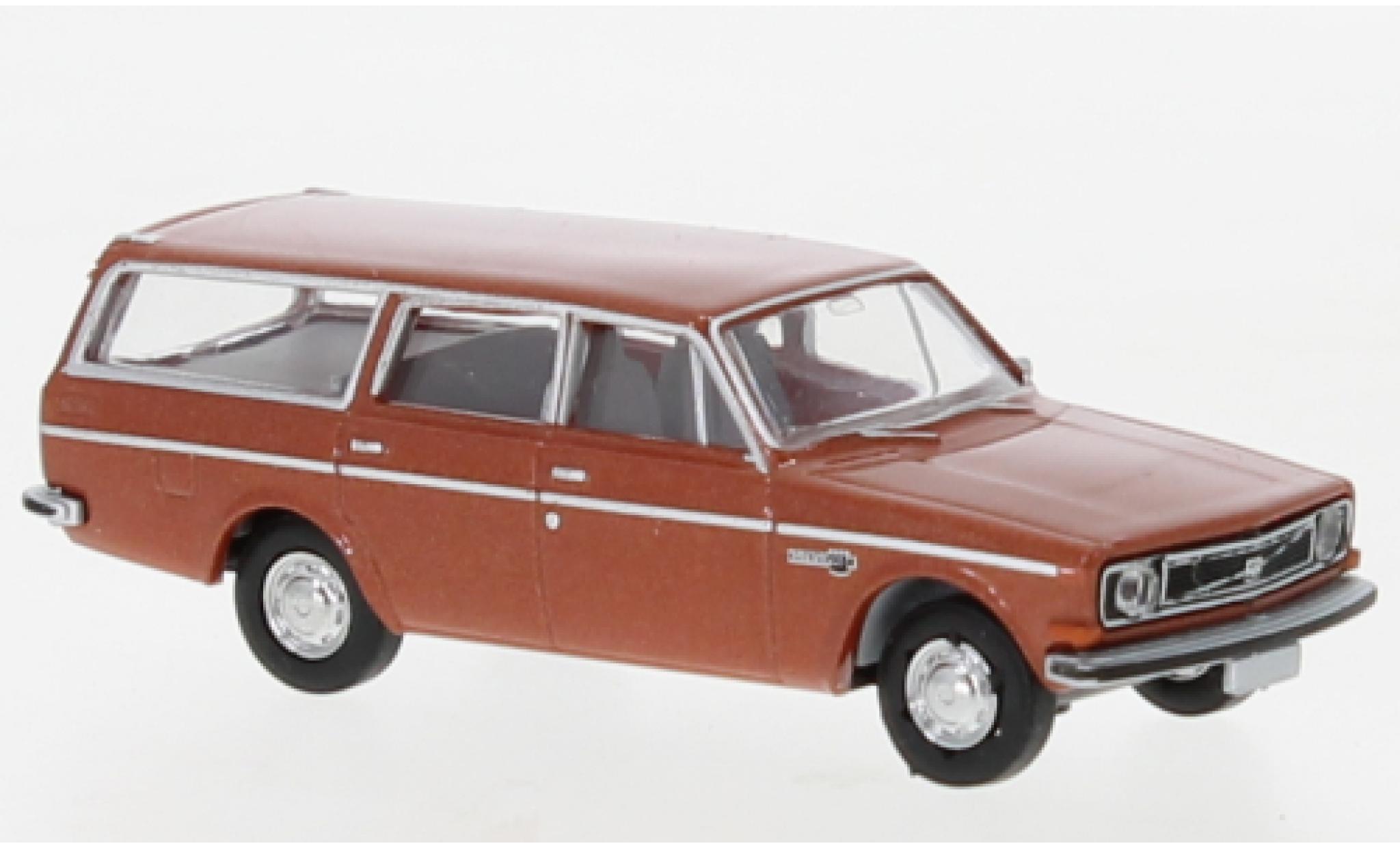 Volvo 145 1/87 Brekina camionnette metallise orange 1971 modellino in miniatura